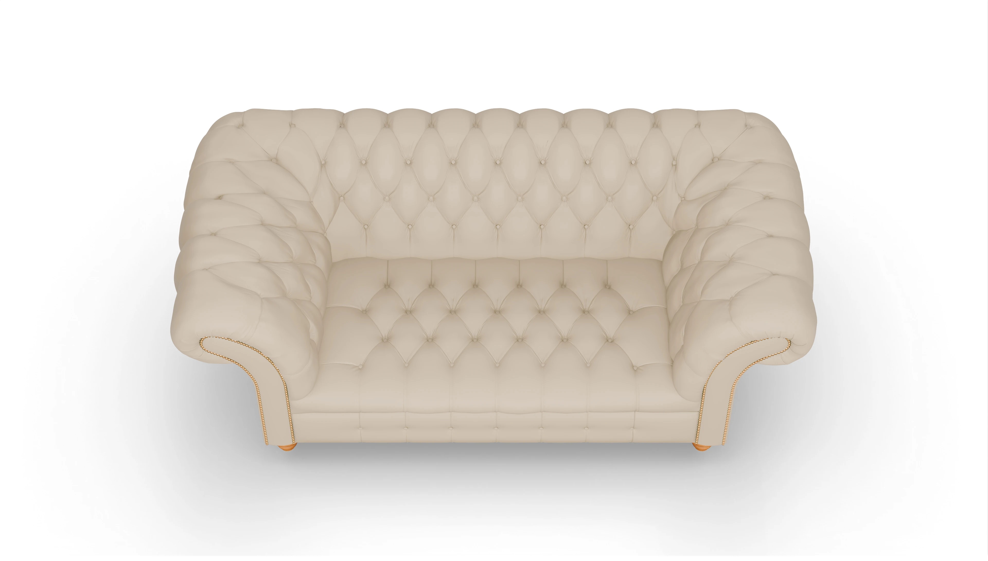 Ansicht des Produktes Mayfair 2-Sitzer in Leder beige