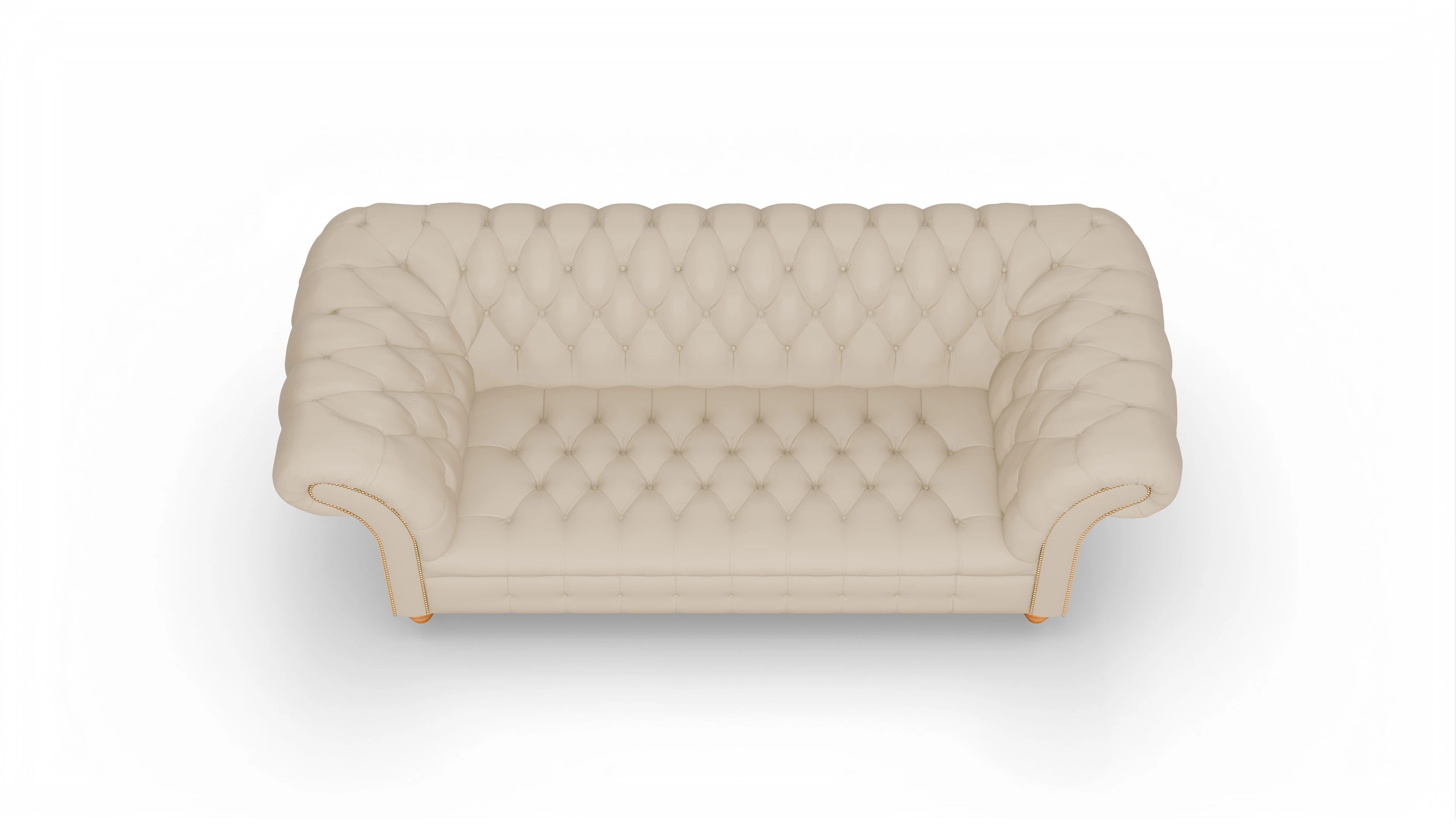 Ansicht des Produktes Mayfair 3-Sitzer in Leder beige