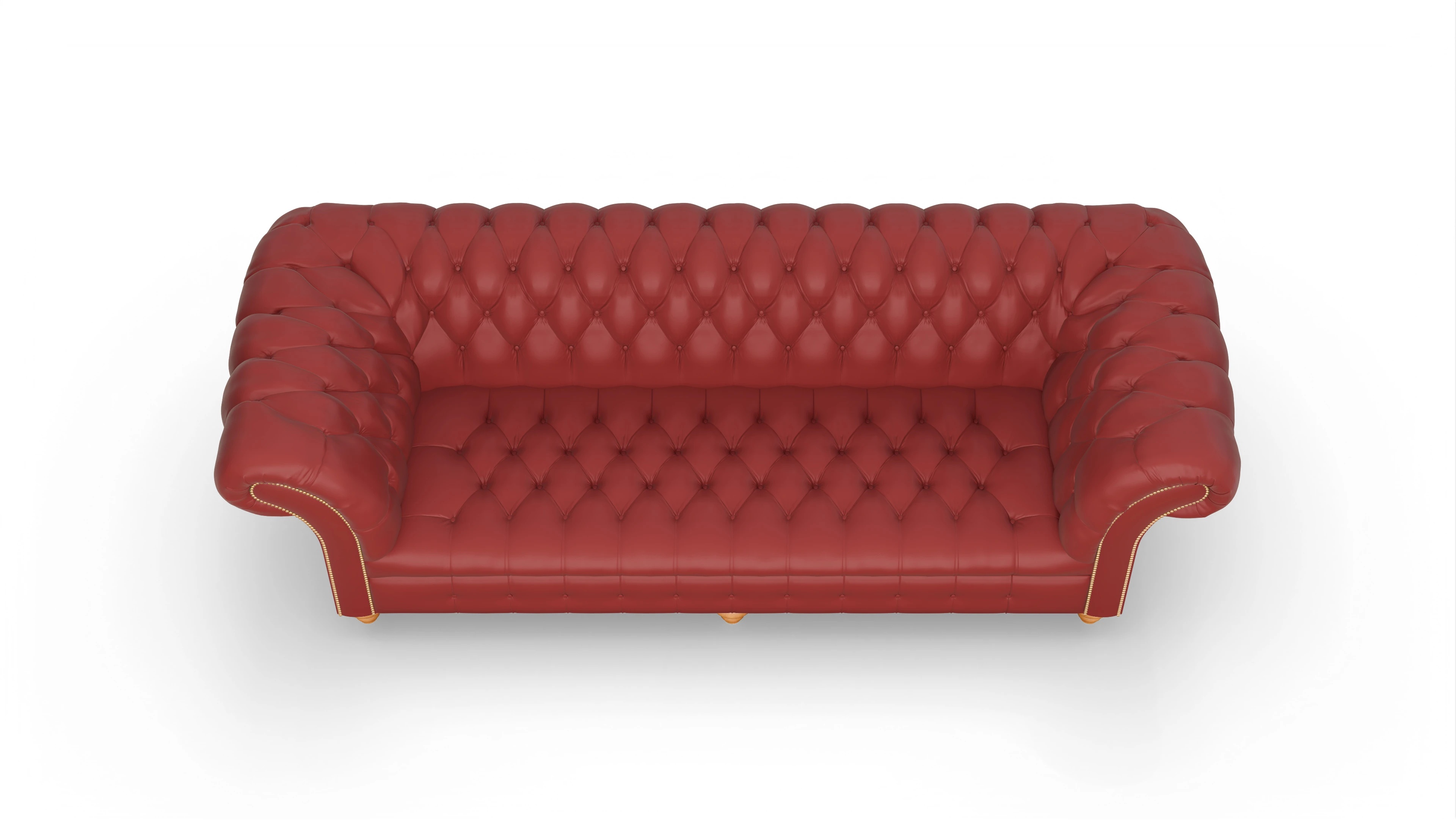 Ansicht des Produktes Mayfair 4-Sitzer in Leder rot