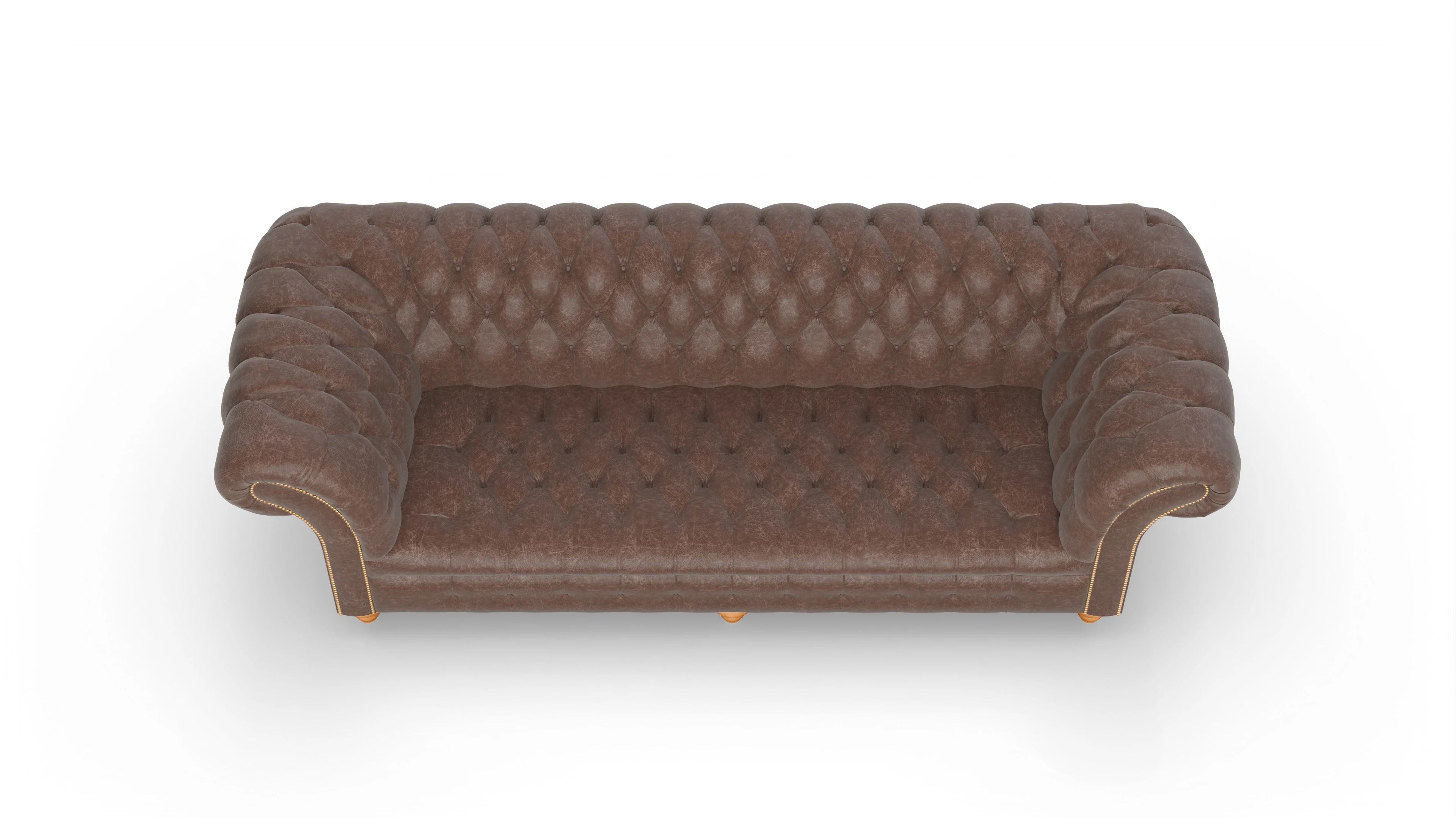 Ansicht des Produktes Mayfair 4-Sitzer in Leder braun