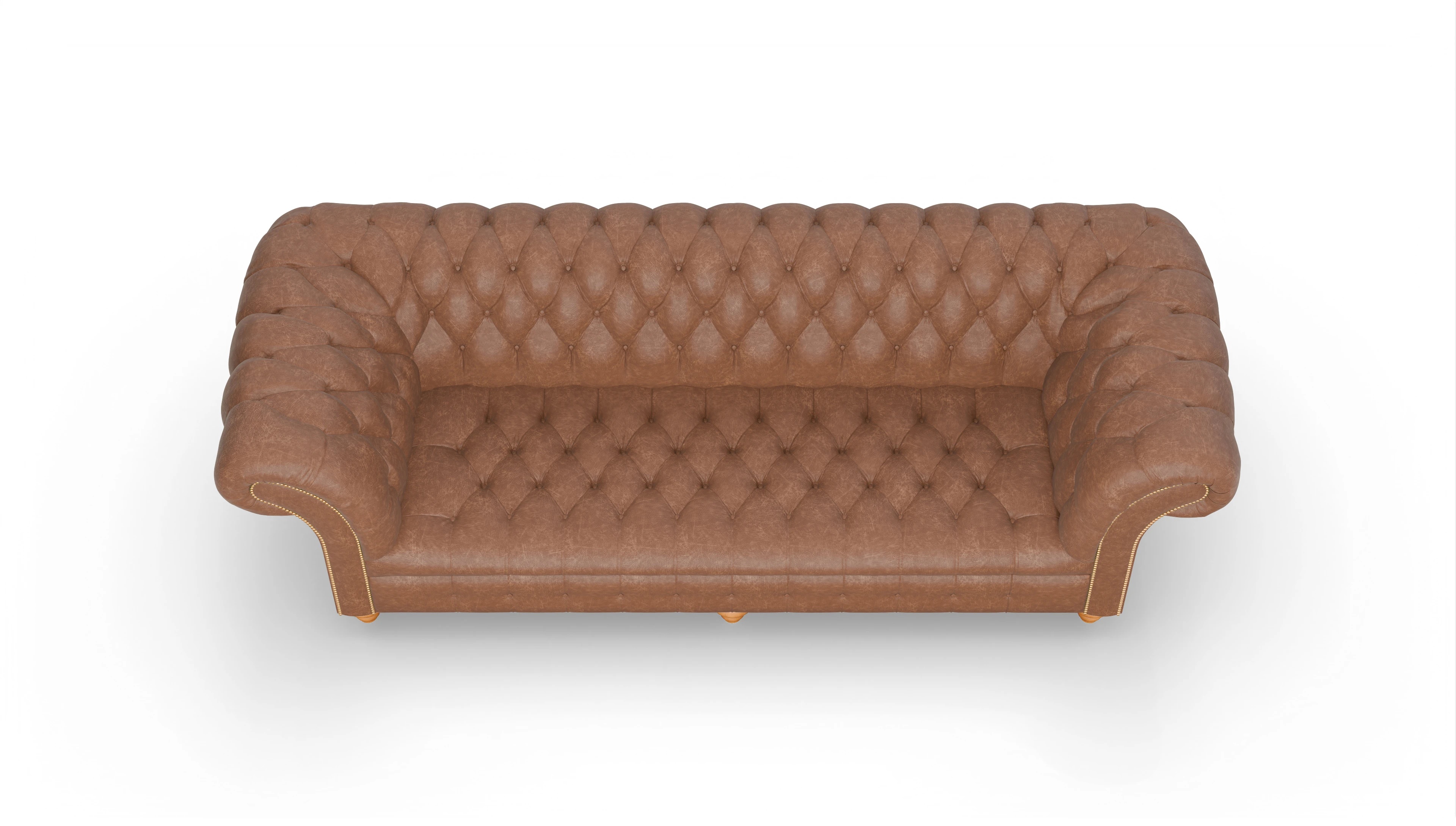 Ansicht des Produktes Mayfair 4-Sitzer in Leder braun