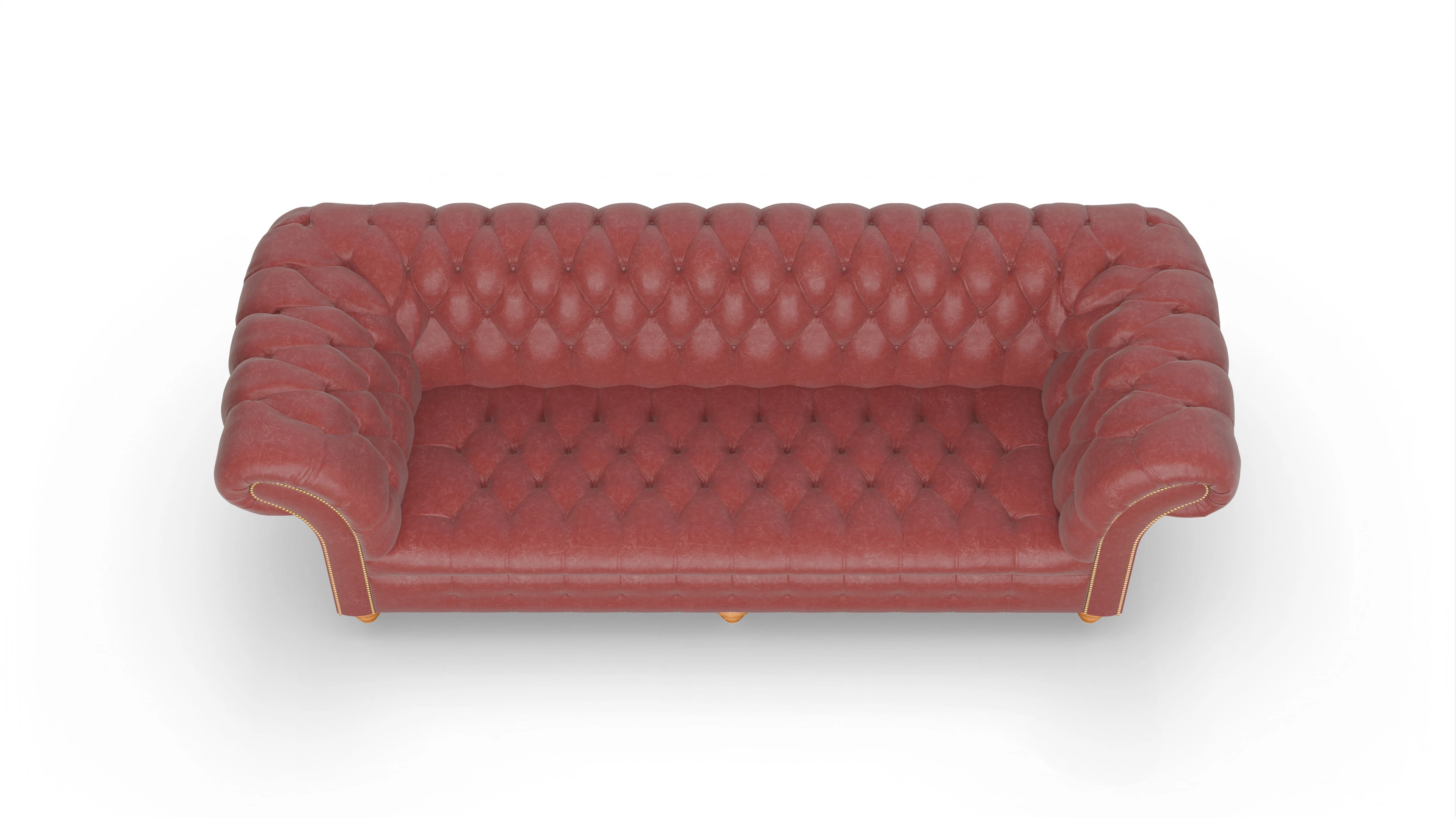 Ansicht des Produktes Mayfair 4-Sitzer in Leder rot