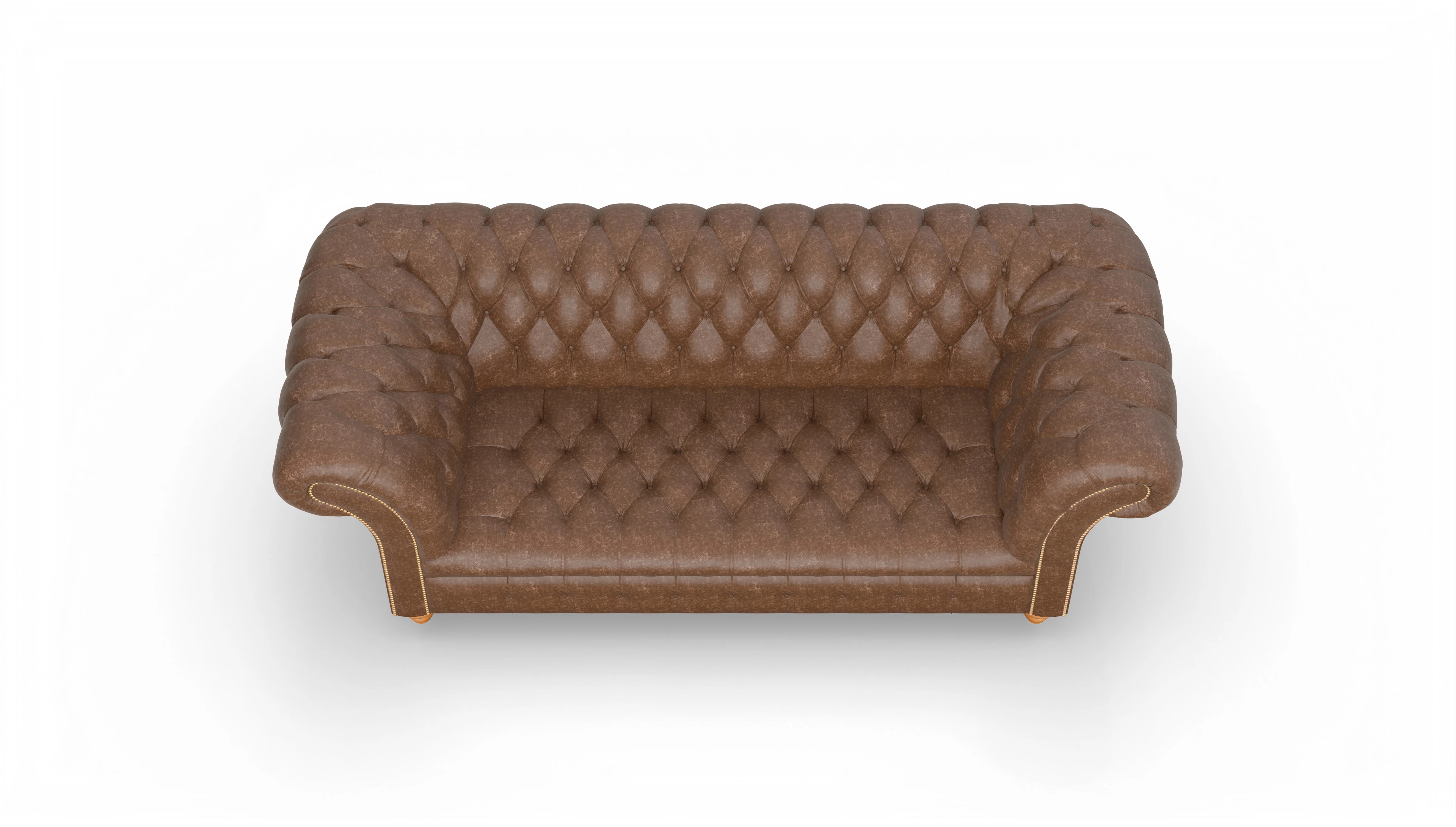 Ansicht des Produktes Mayfair 3-Sitzer in Leder braun