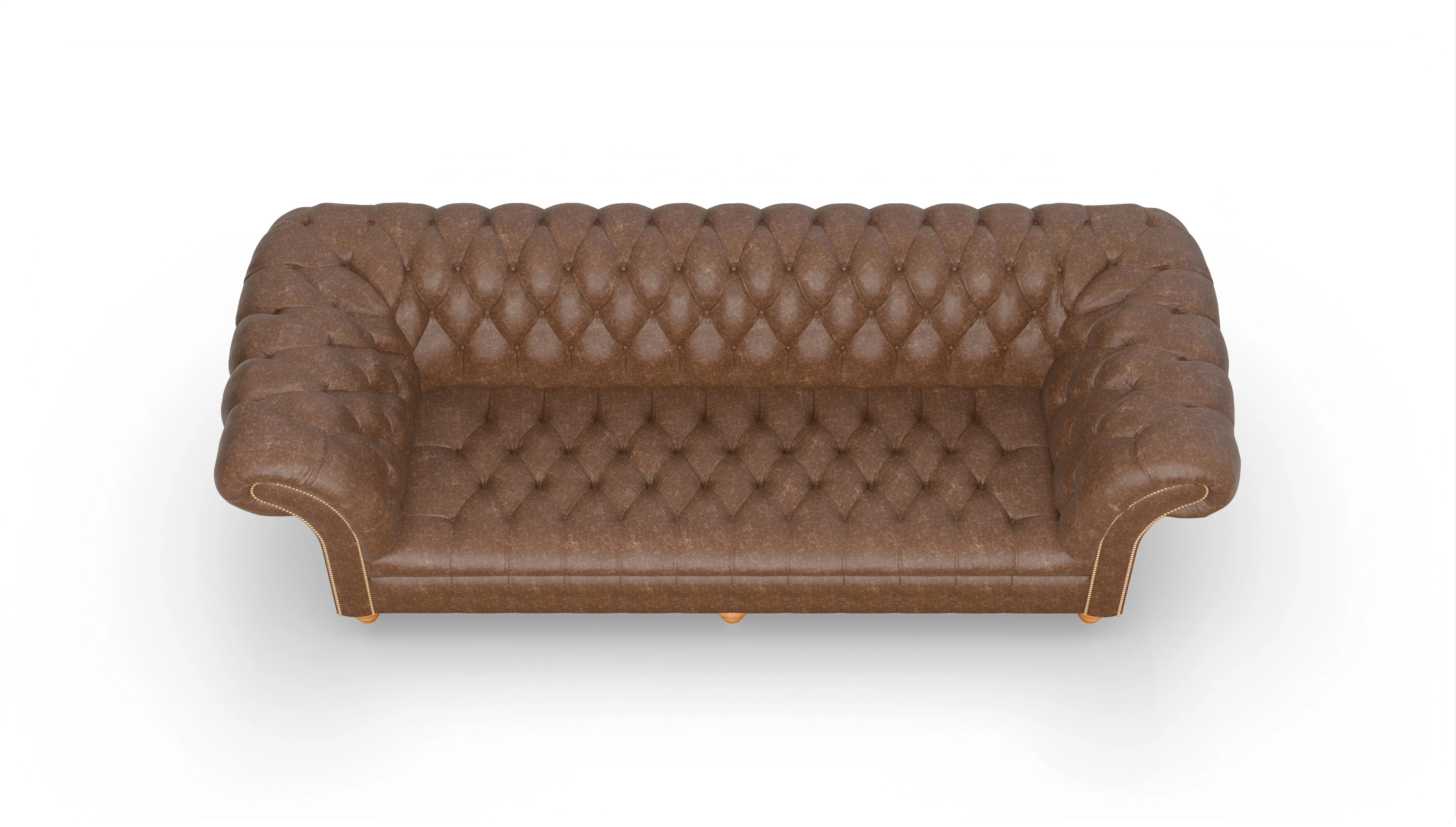 Ansicht des Produktes Mayfair 4-Sitzer in Leder braun