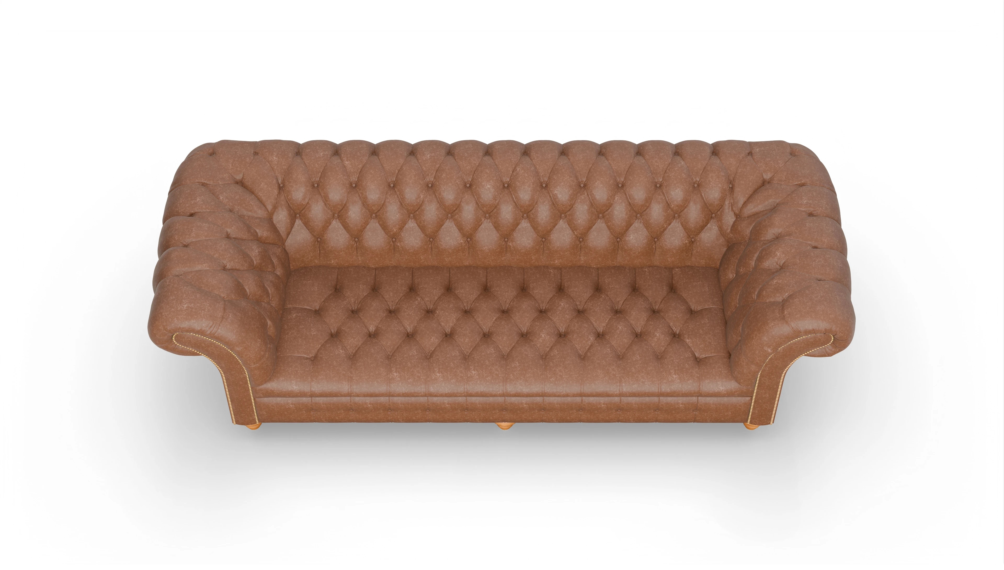Ansicht des Produktes Mayfair 4-Sitzer in Leder braun