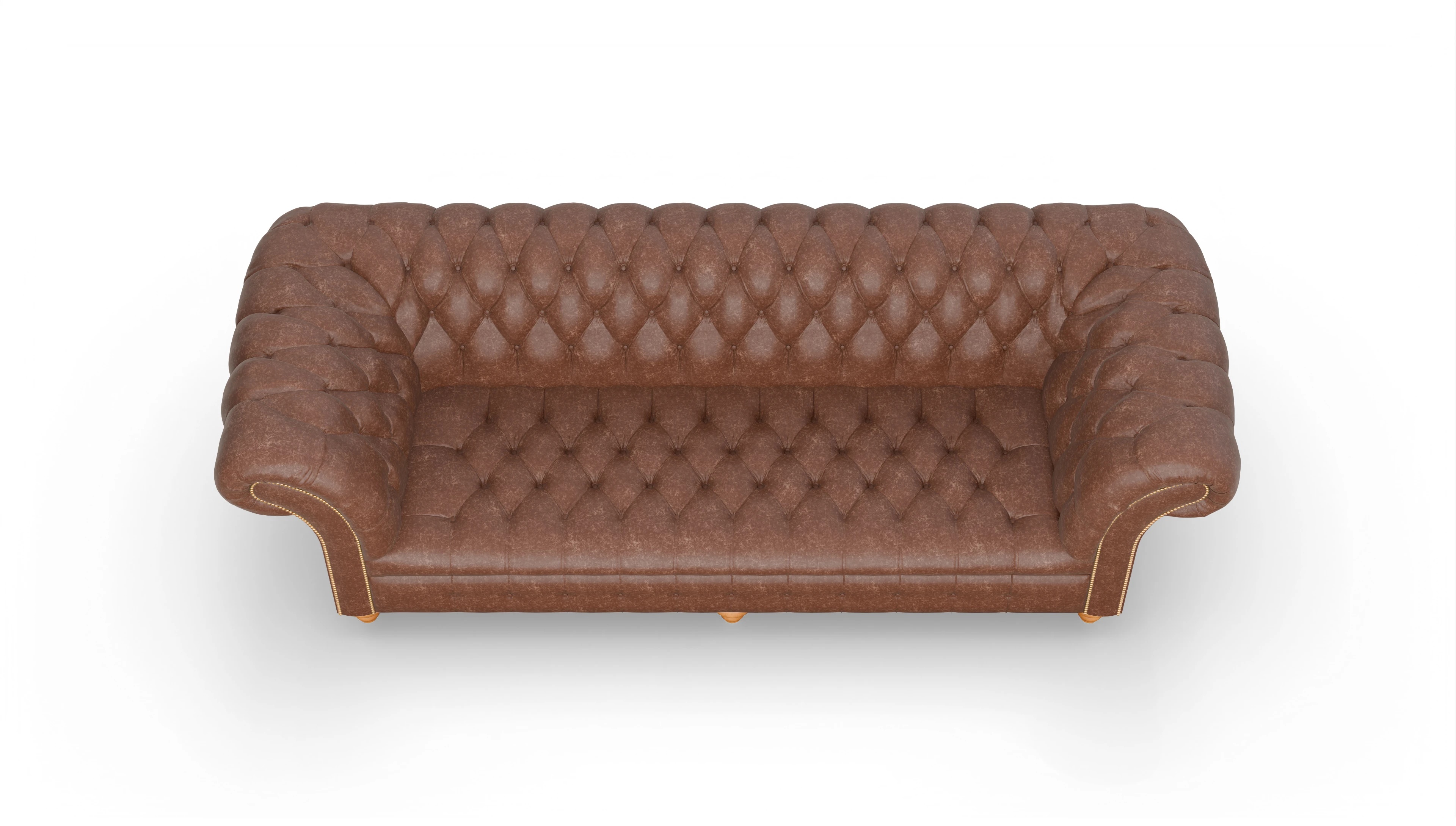 Ansicht des Produktes Mayfair 4-Sitzer in Leder braun