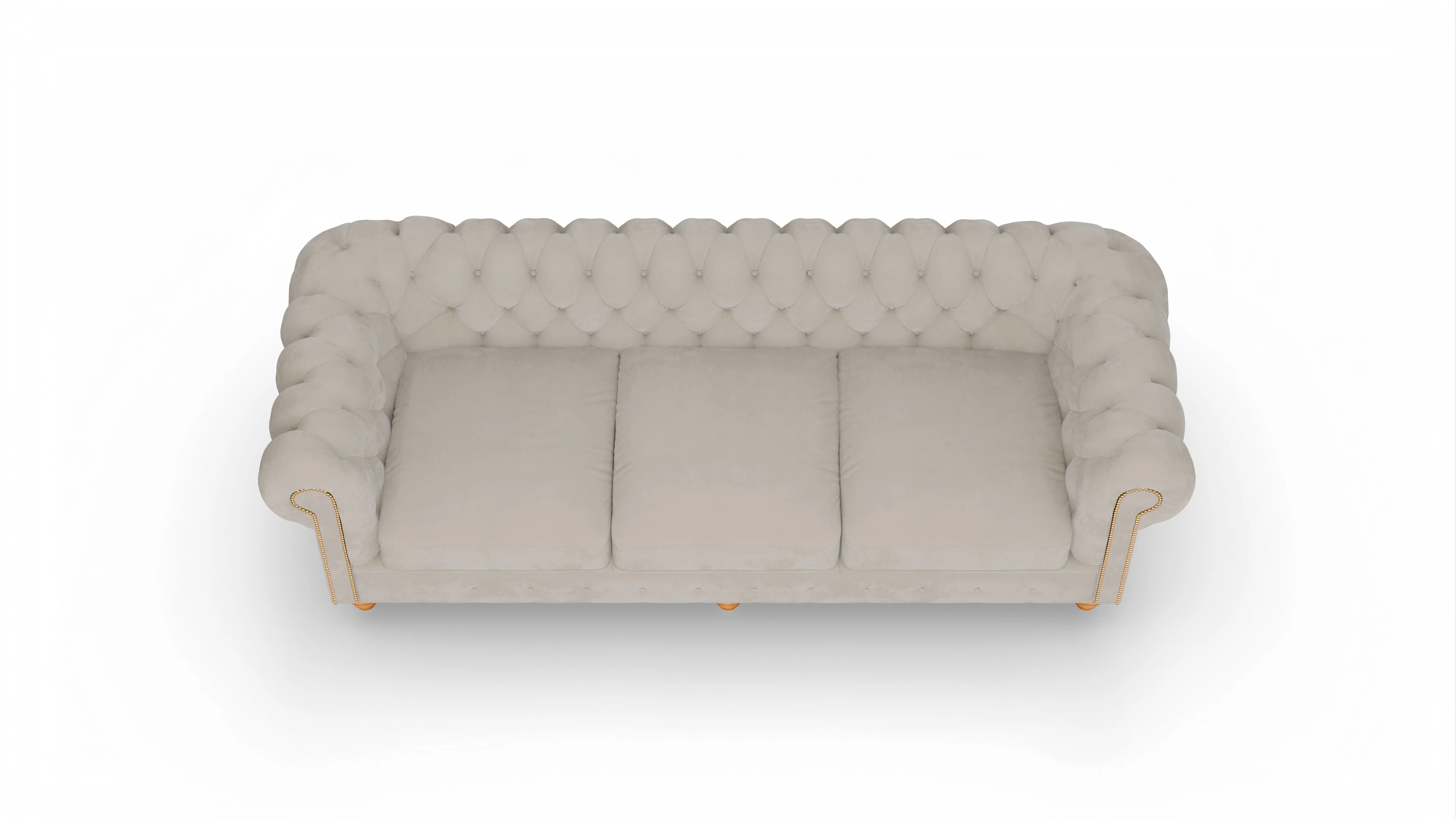Ansicht des Produktes Trafalgar 4-Sitzer in Samt beige