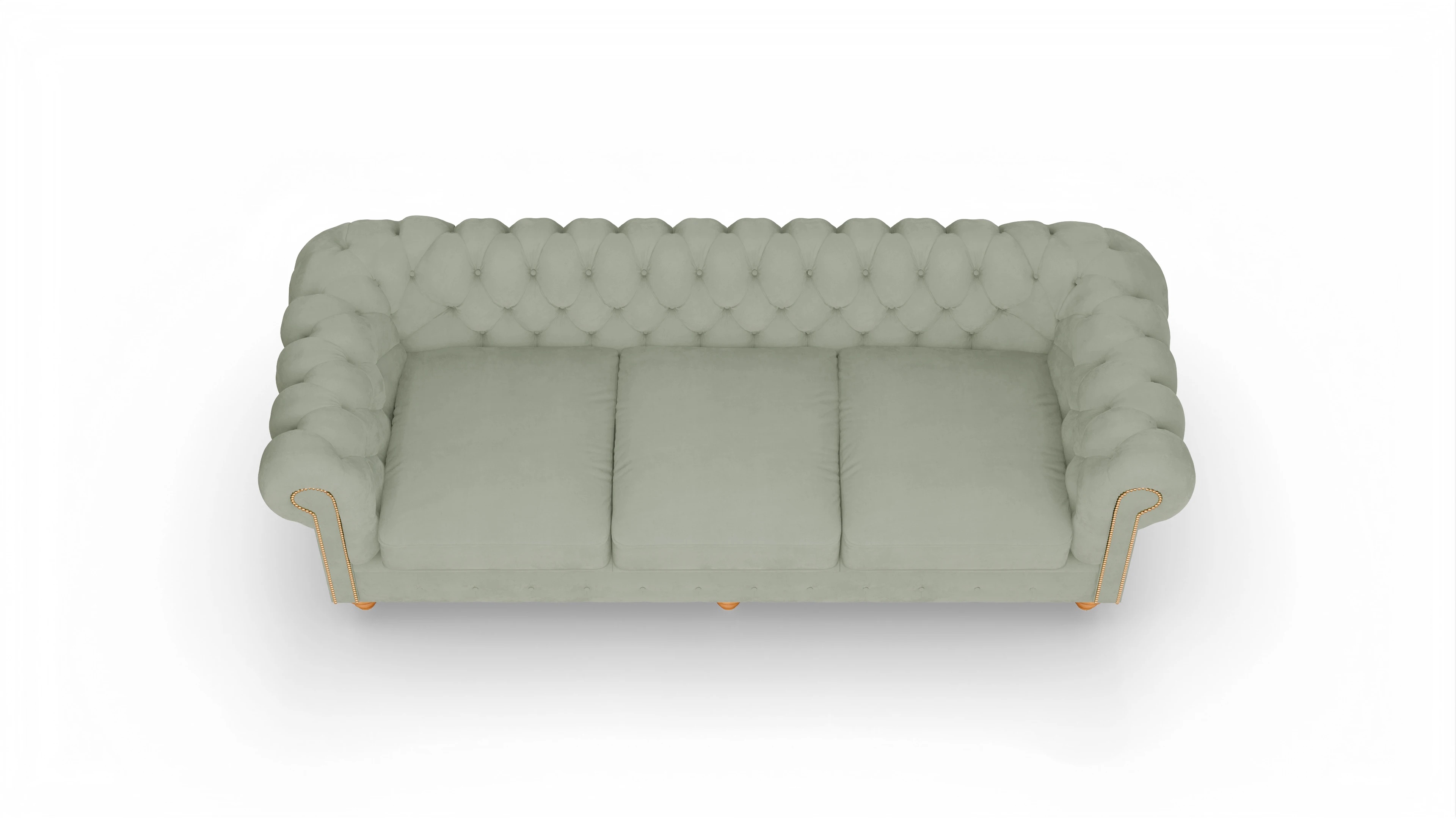 Ansicht des Produktes Trafalgar 4-Sitzer in Samt grün