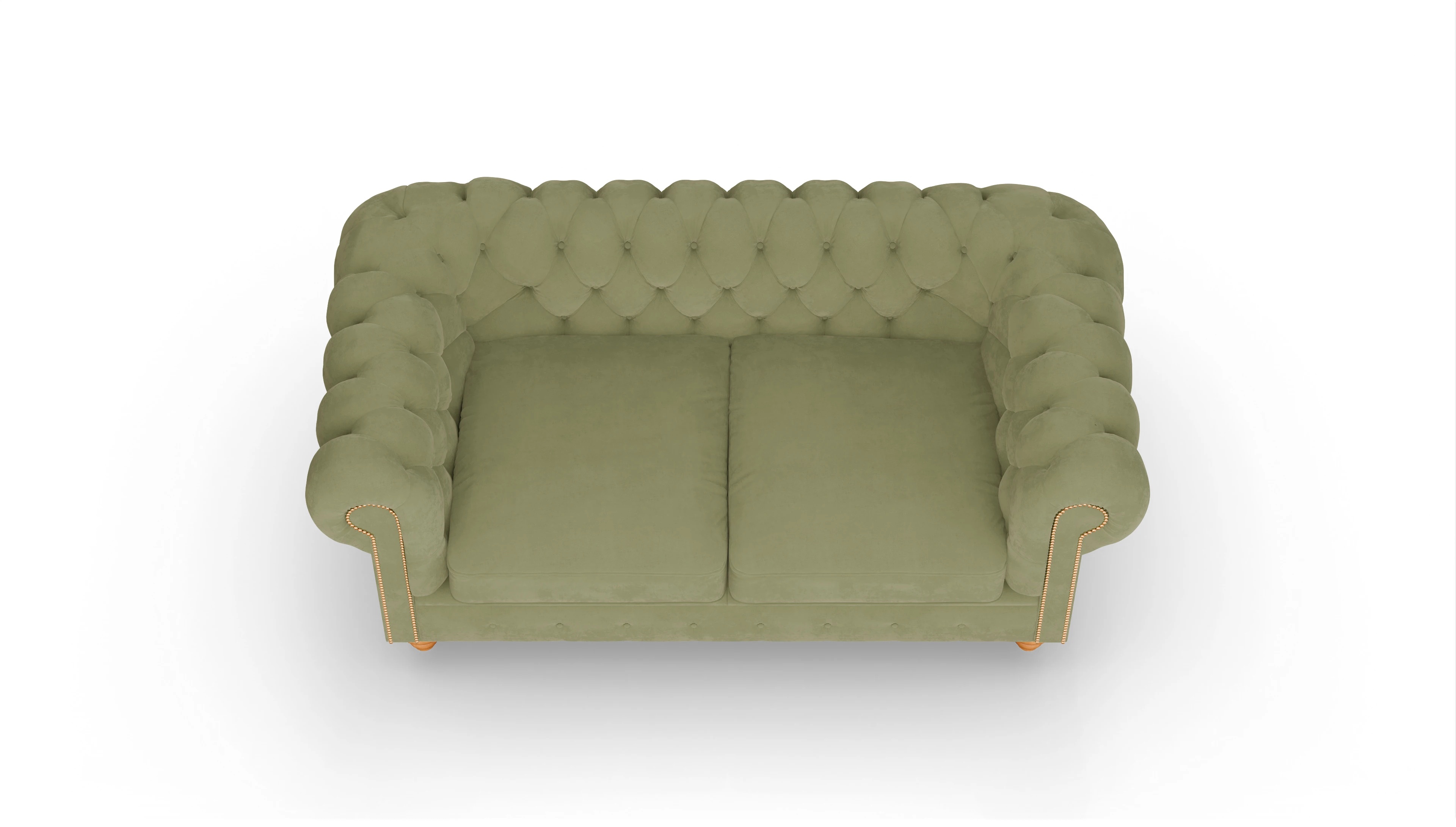 Ansicht des Produktes Trafalgar 2,5-Sitzer in Samt grün