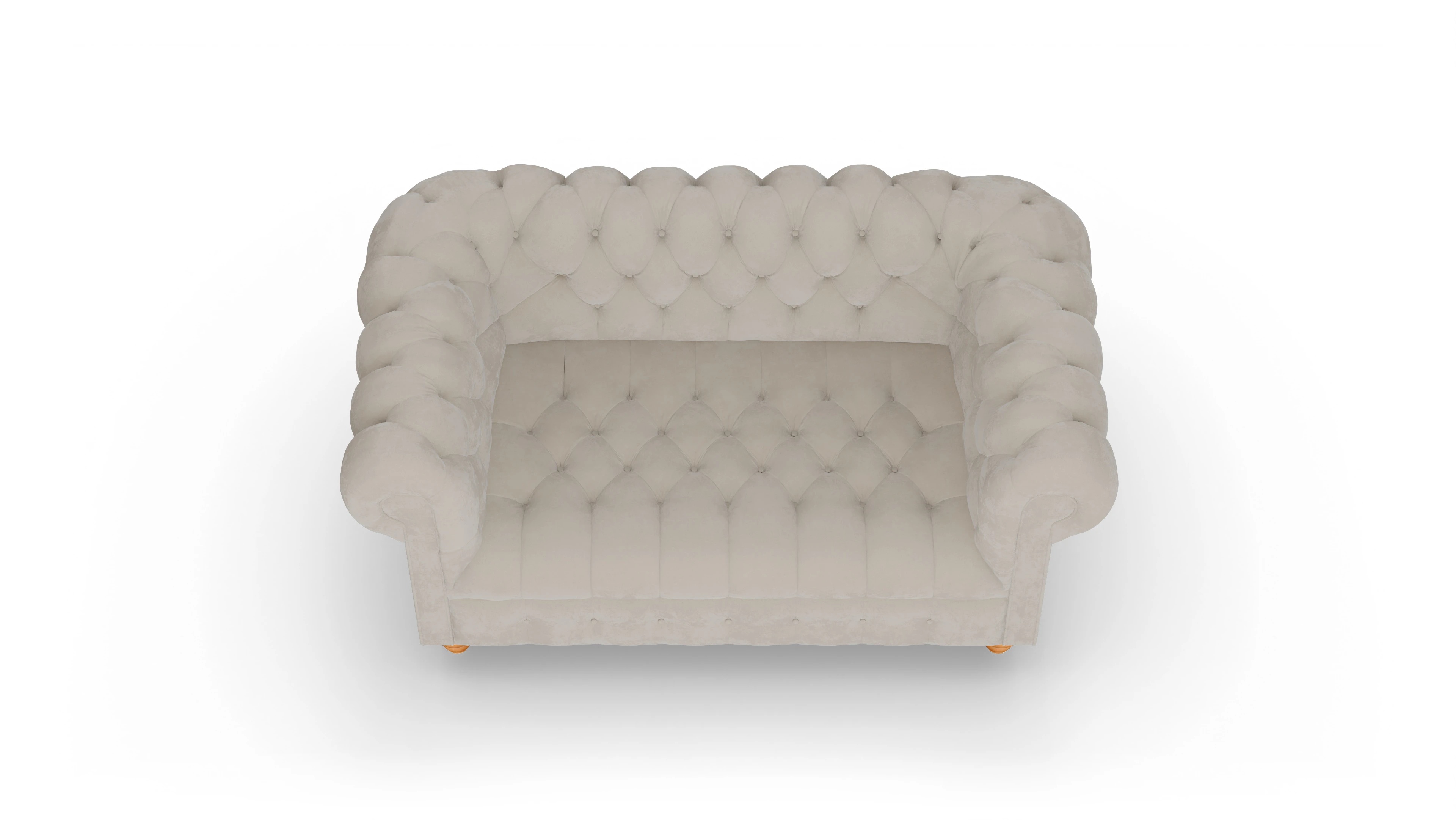 Ansicht des Produktes Liberty 2-Sitzer in Samt beige