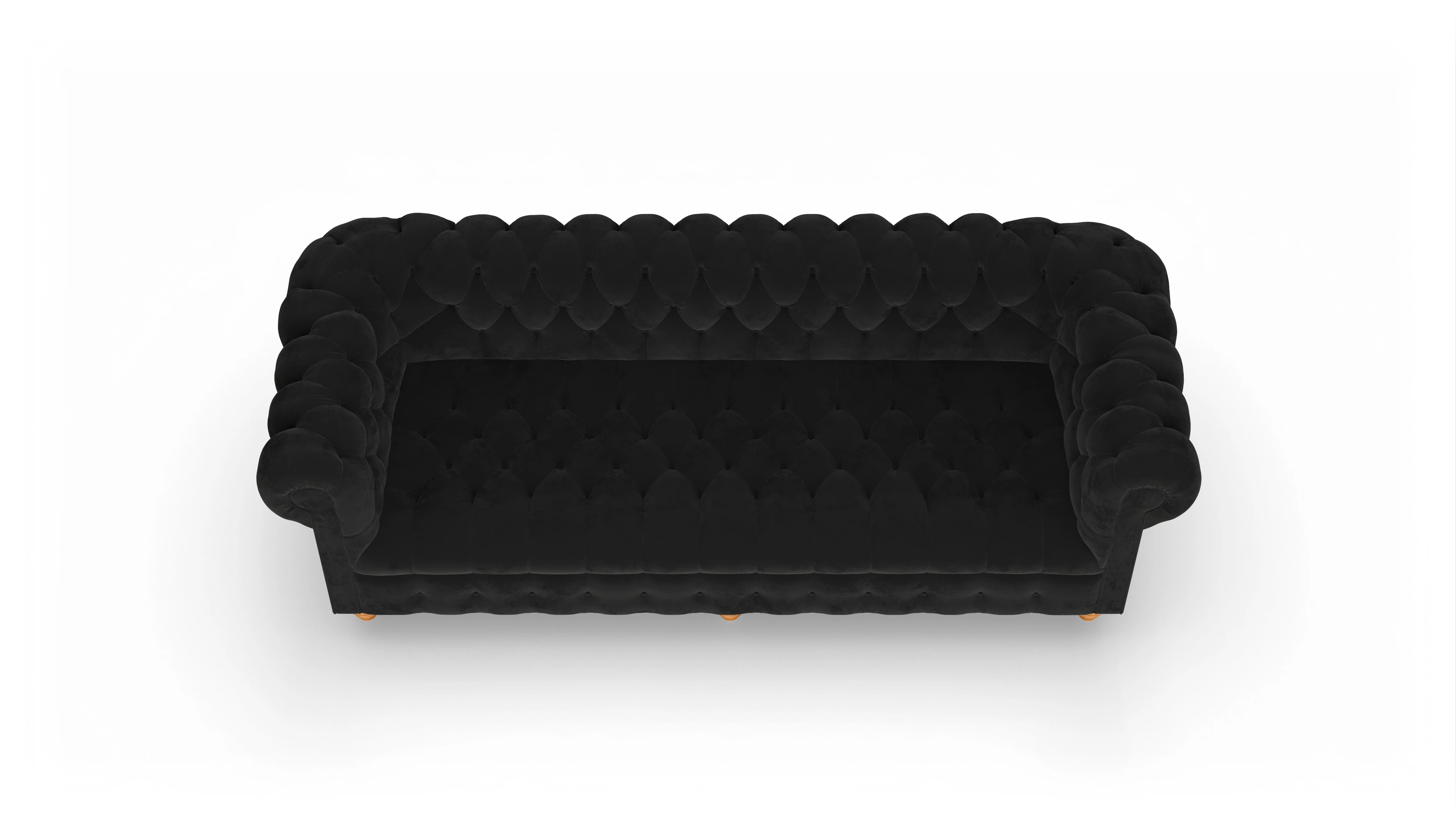 Ansicht des Produktes Liberty 4-Sitzer in Samt schwarz