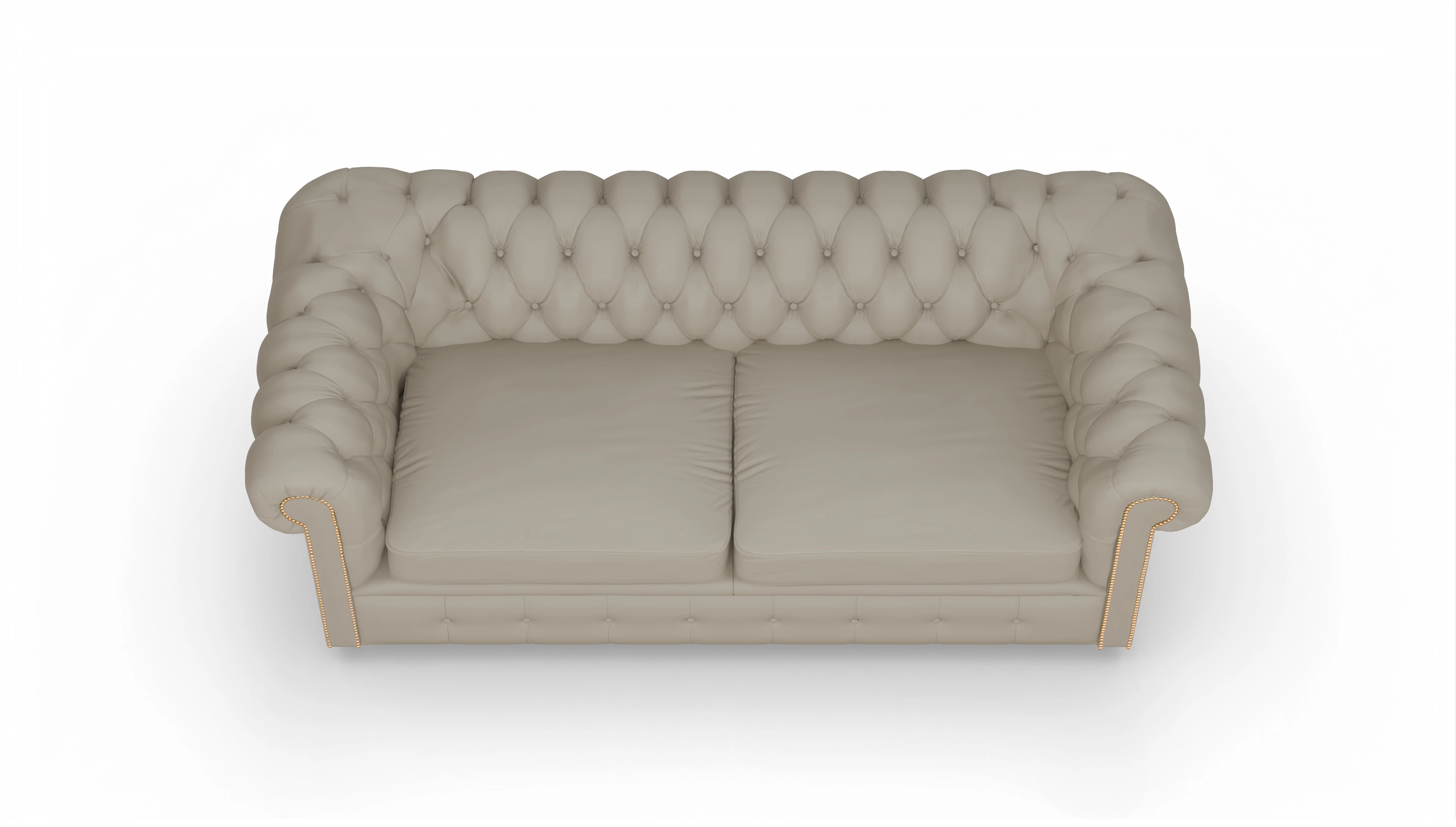 Ansicht des Produktes Carnaby 3-Sitzer in Leder weiß