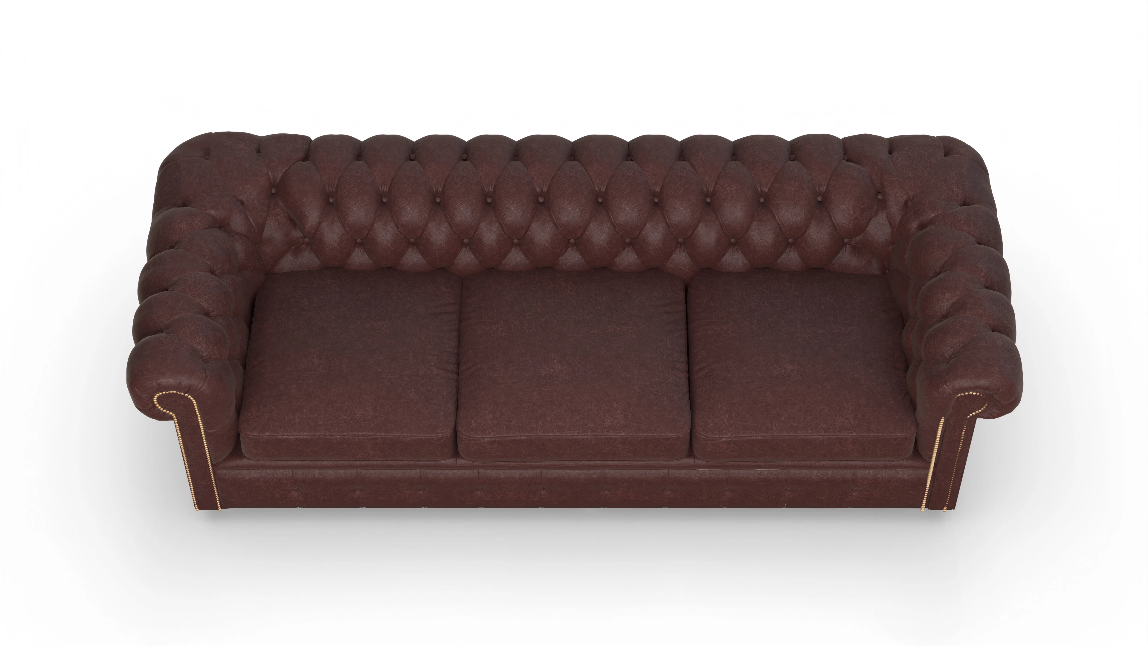 Ansicht des Produktes Carnaby 4-Sitzer in Leder rot