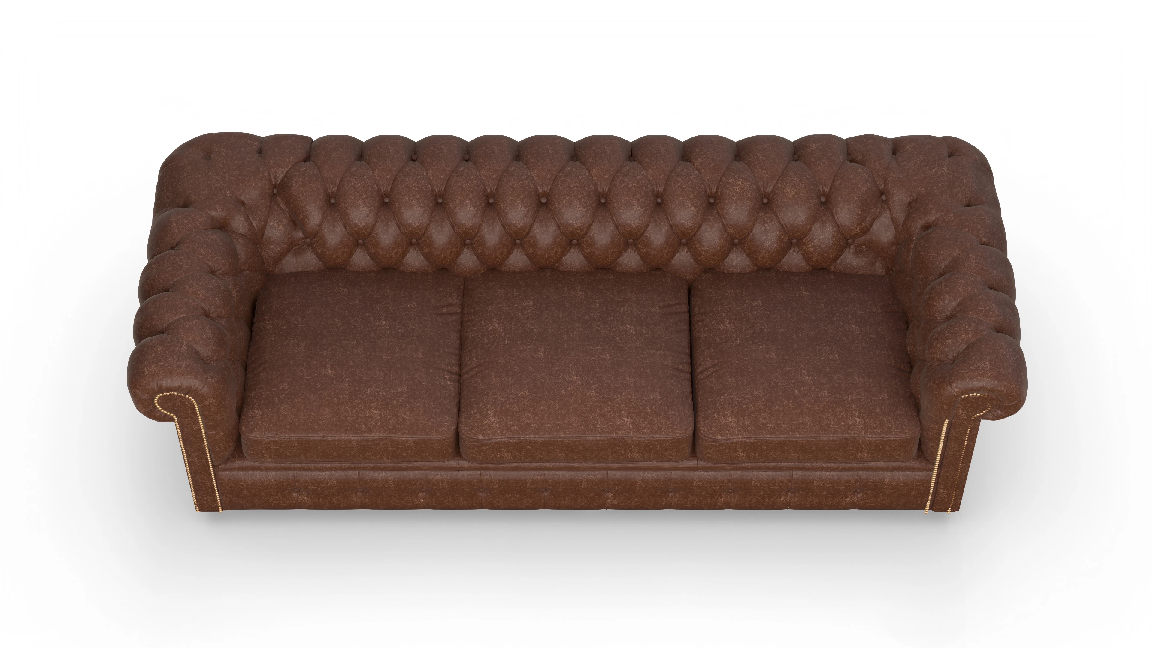 Ansicht des Produktes Carnaby 4-Sitzer in Leder braun