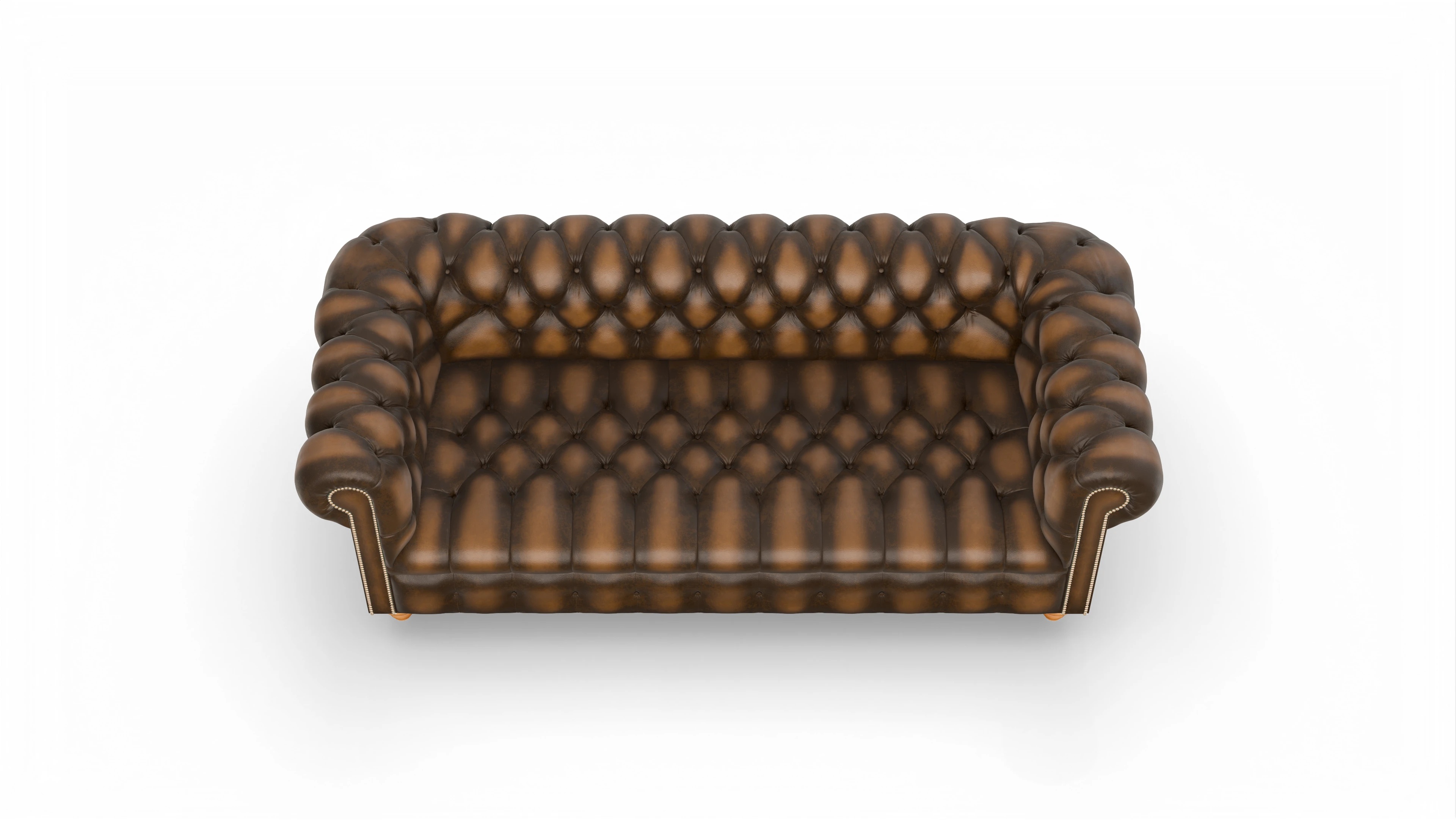 Ansicht des Produktes Liberty 3,5-Sitzer in Leder braun