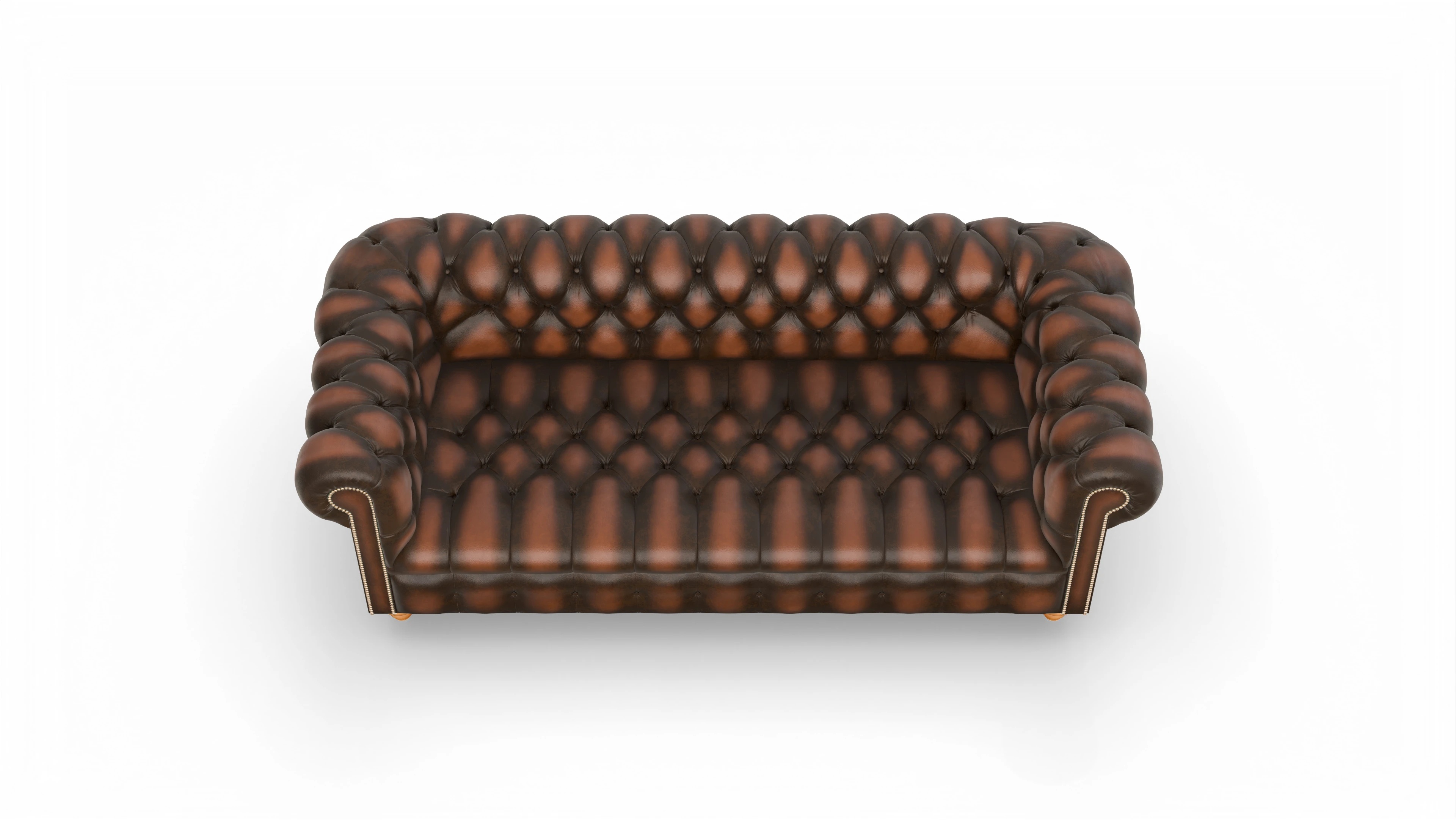 Ansicht des Produktes Liberty 3,5-Sitzer in Leder braun
