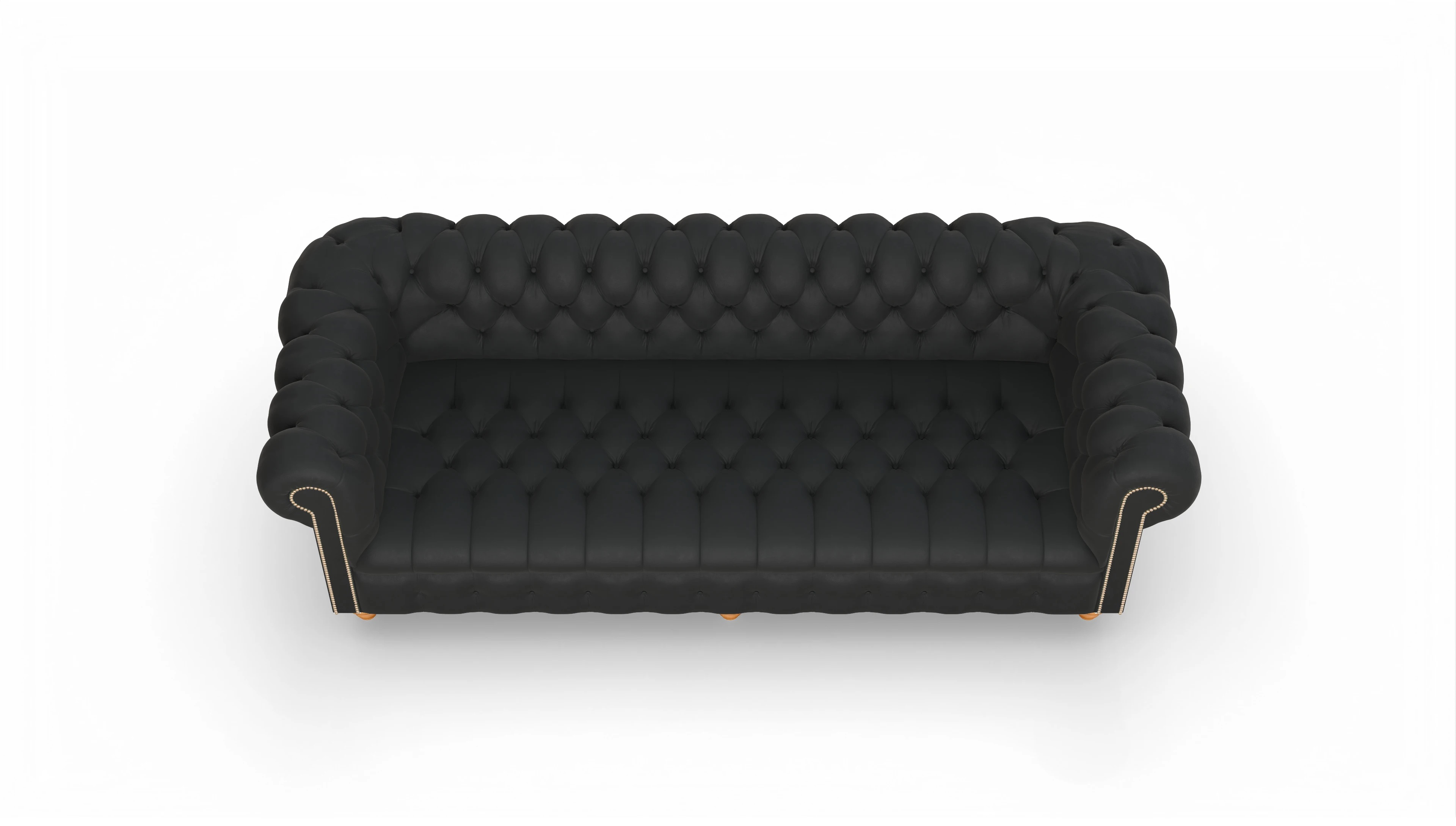 Ansicht des Produktes Liberty 4-Sitzer in Leder schwarz