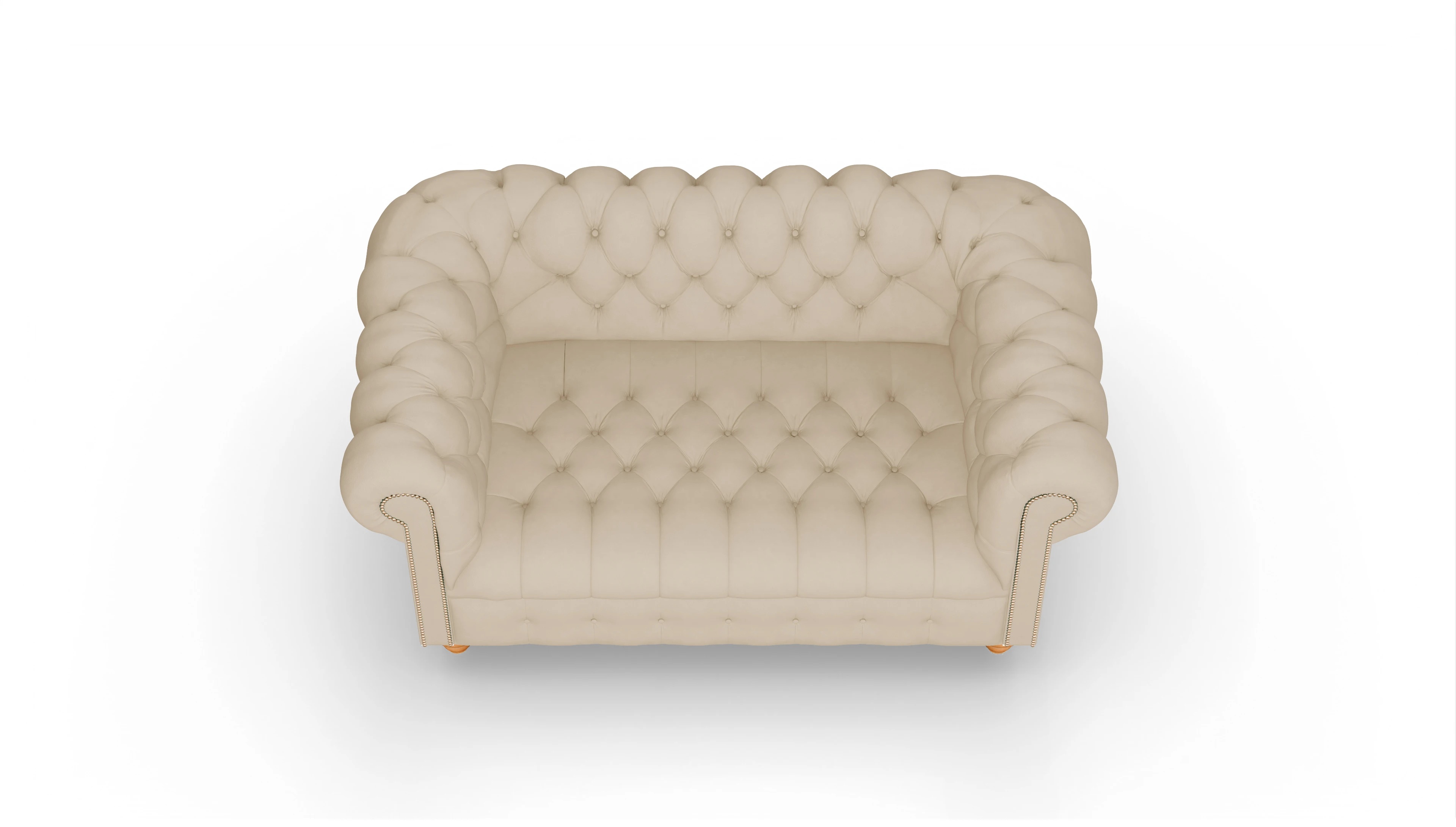 Ansicht des Produktes Liberty 2-Sitzer in Leder beige