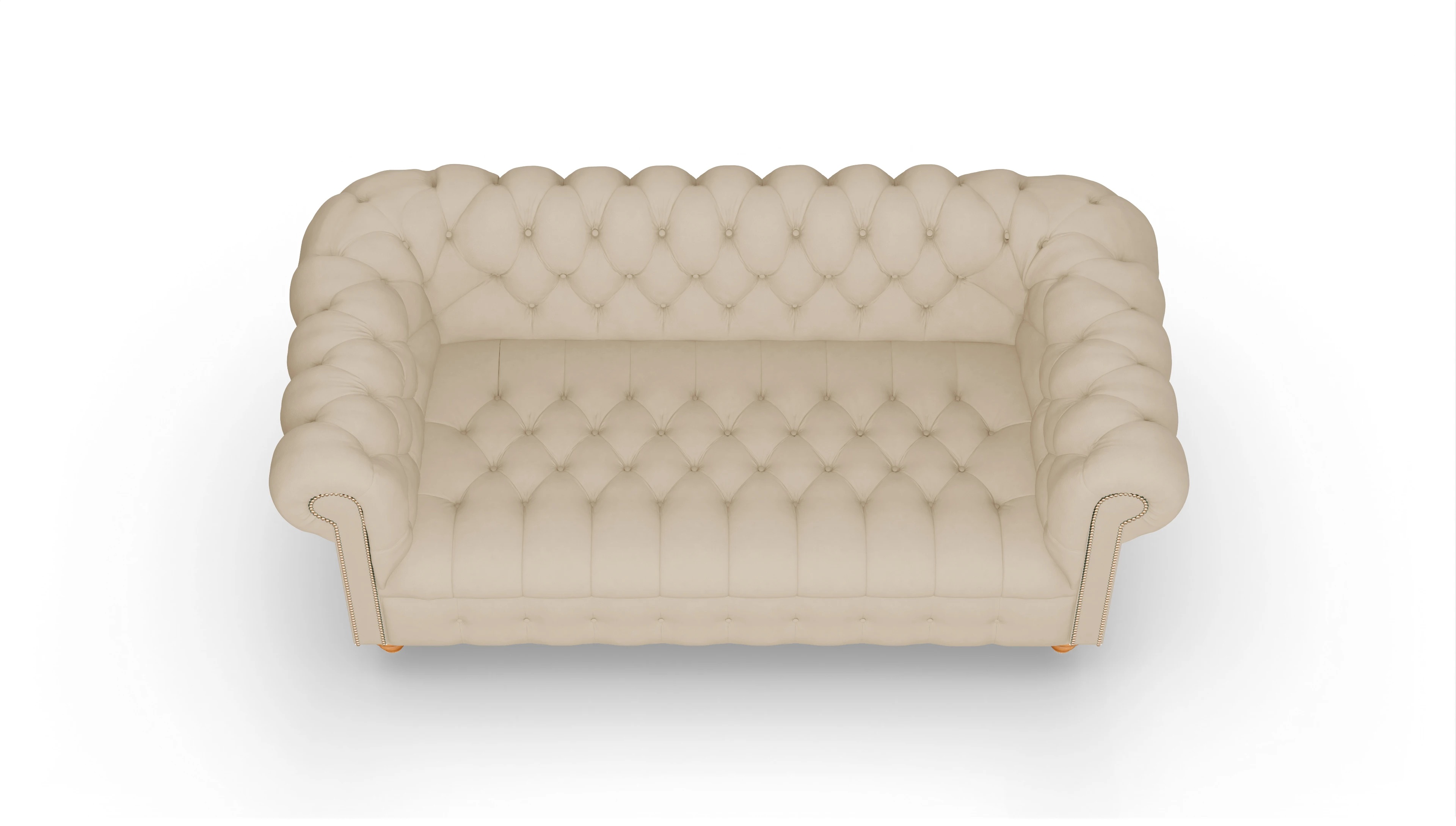 Ansicht des Produktes Liberty 3-Sitzer in Leder beige