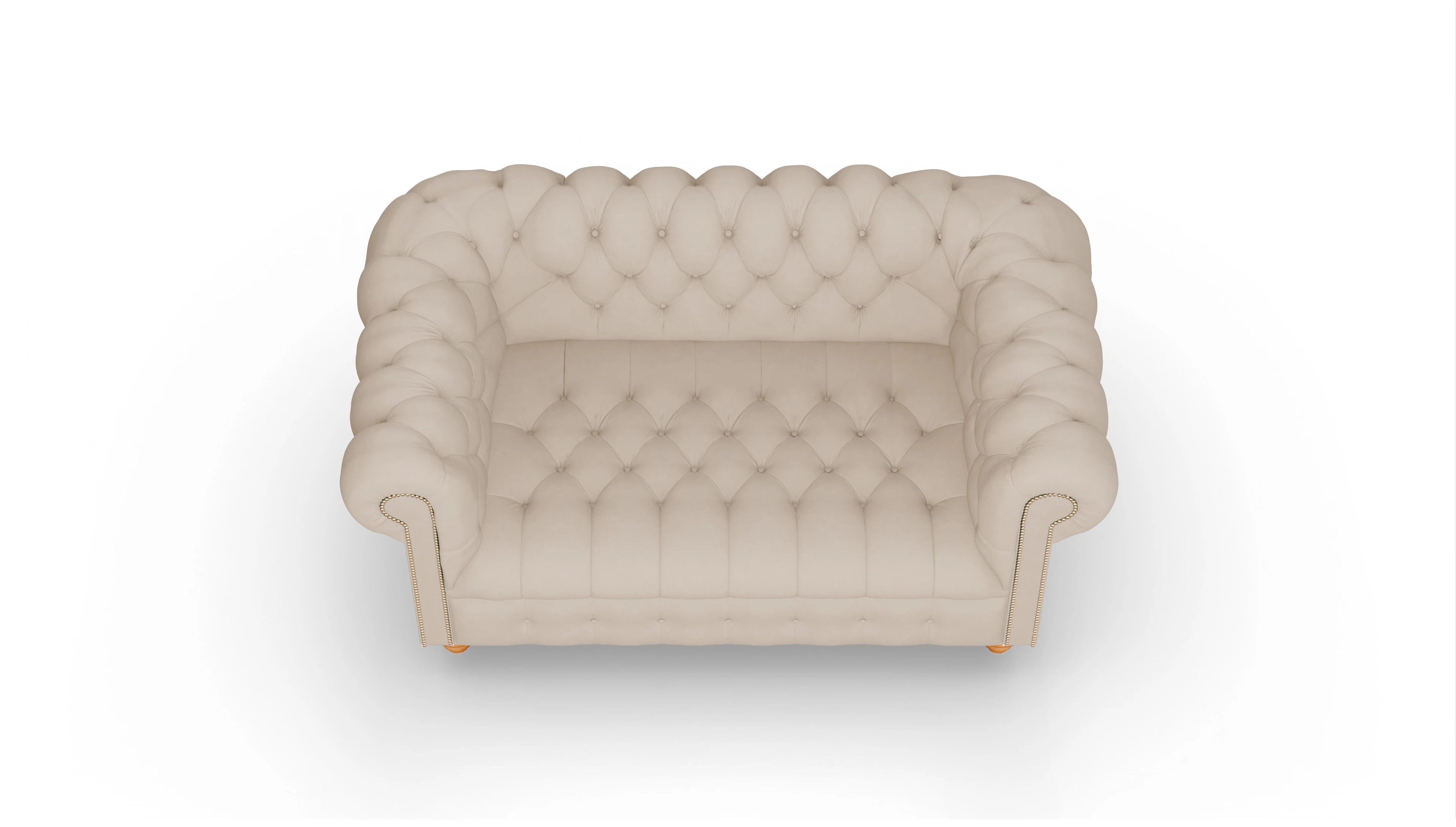 Ansicht des Produktes Liberty 2-Sitzer in Leder beige