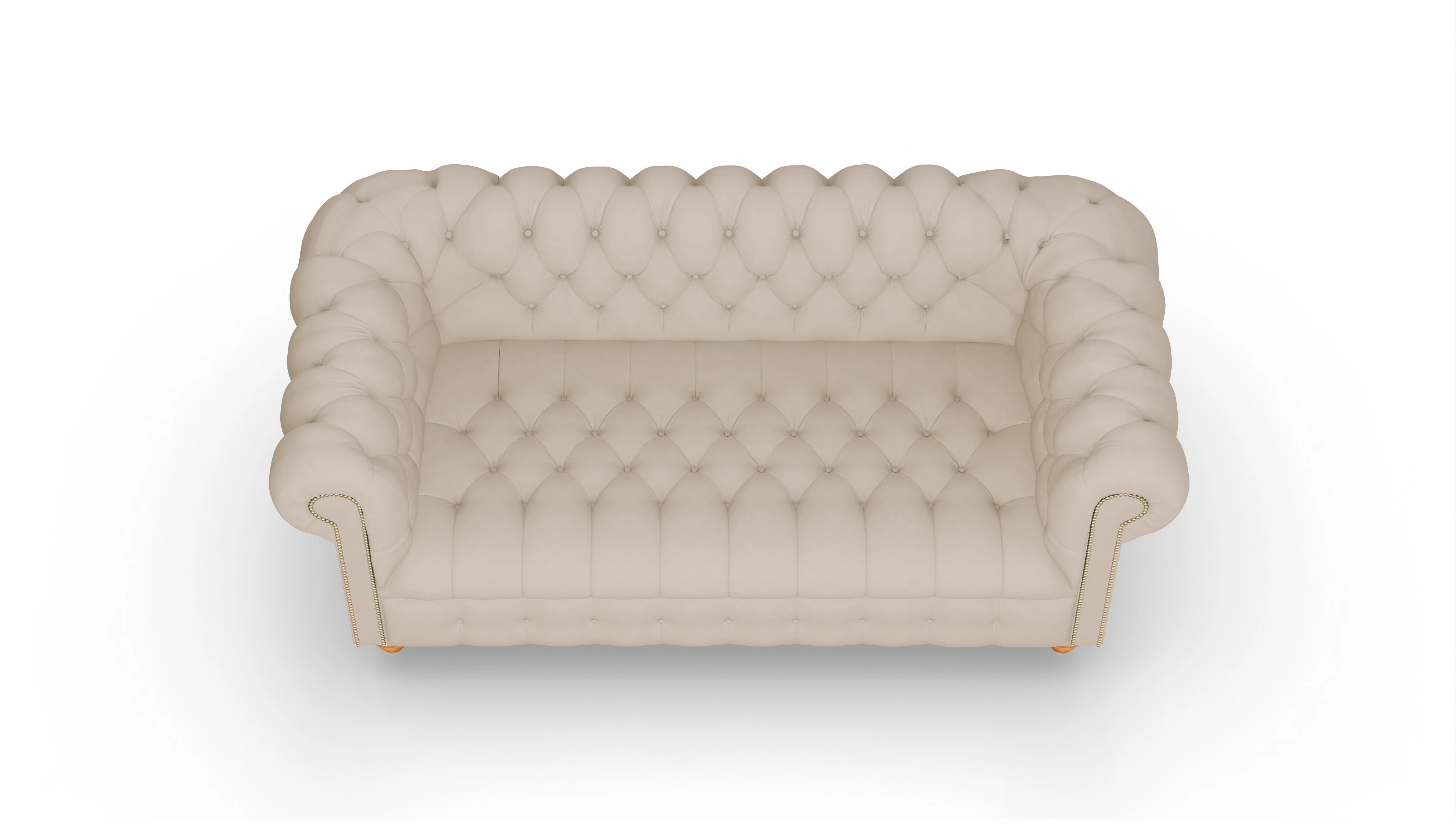 Ansicht des Produktes Liberty 3-Sitzer in Leder beige