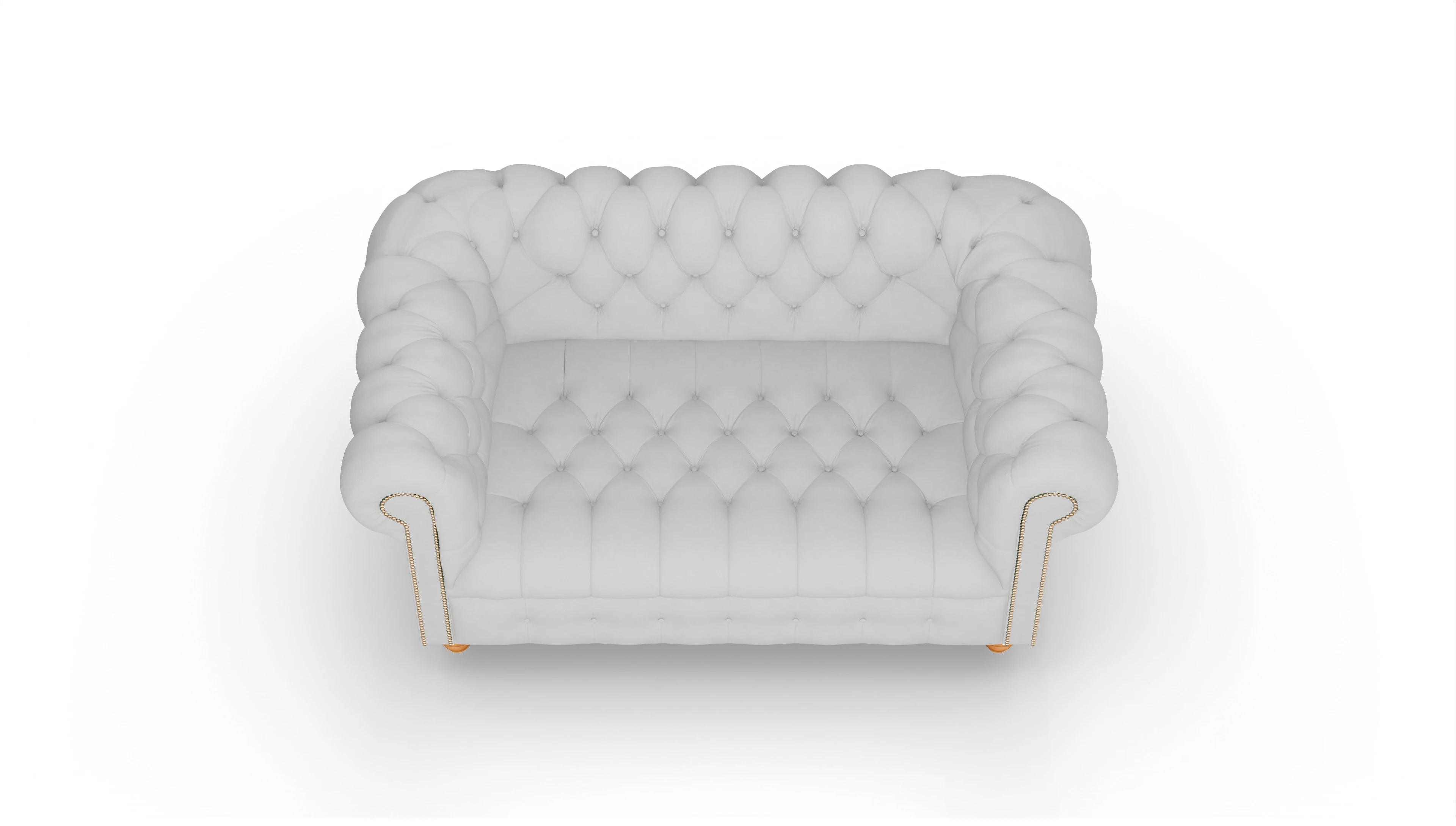 Ansicht des Produktes Liberty 2-Sitzer in Leder weiß