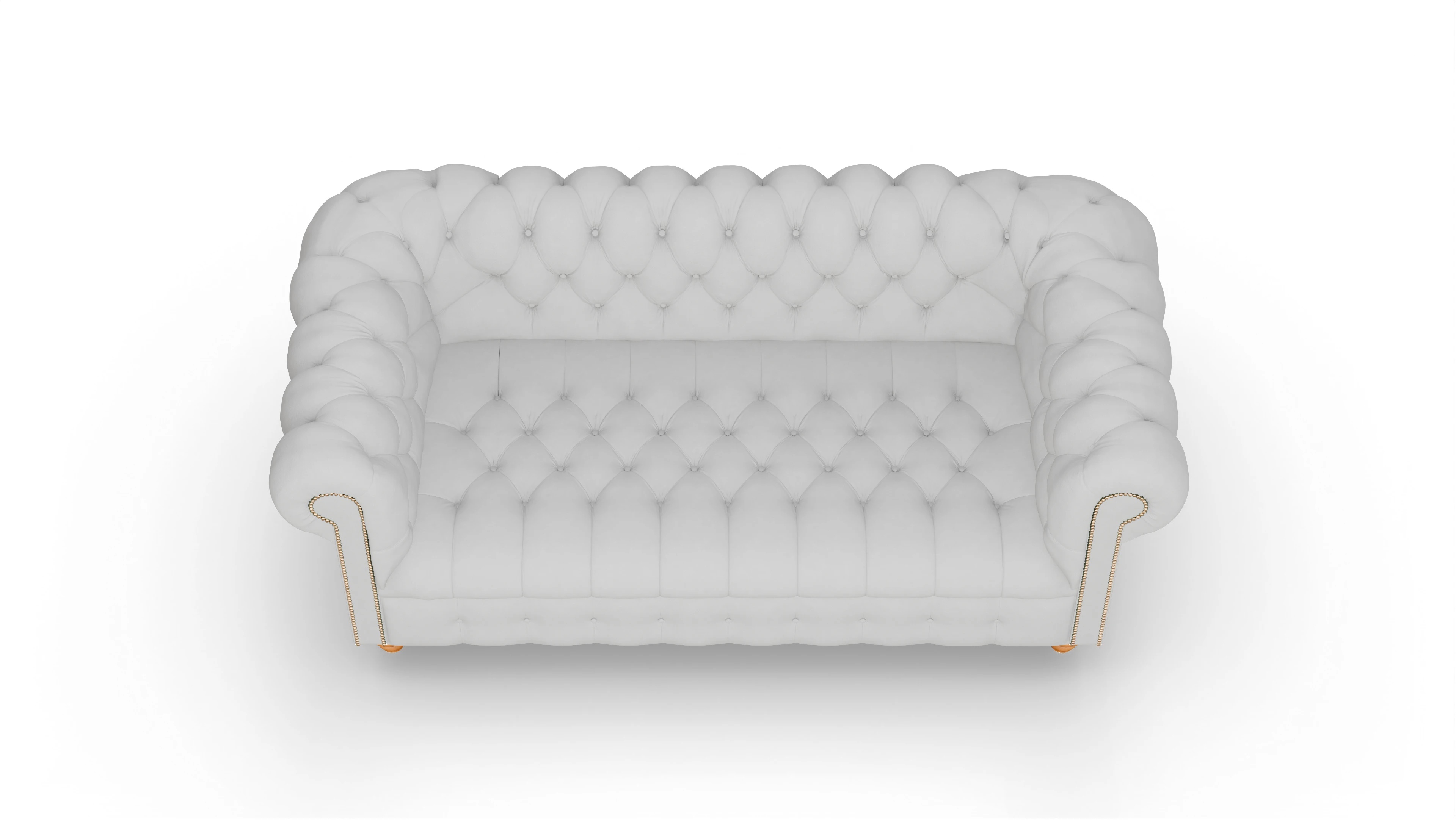 Ansicht des Produktes Liberty 3-Sitzer in Leder weiß