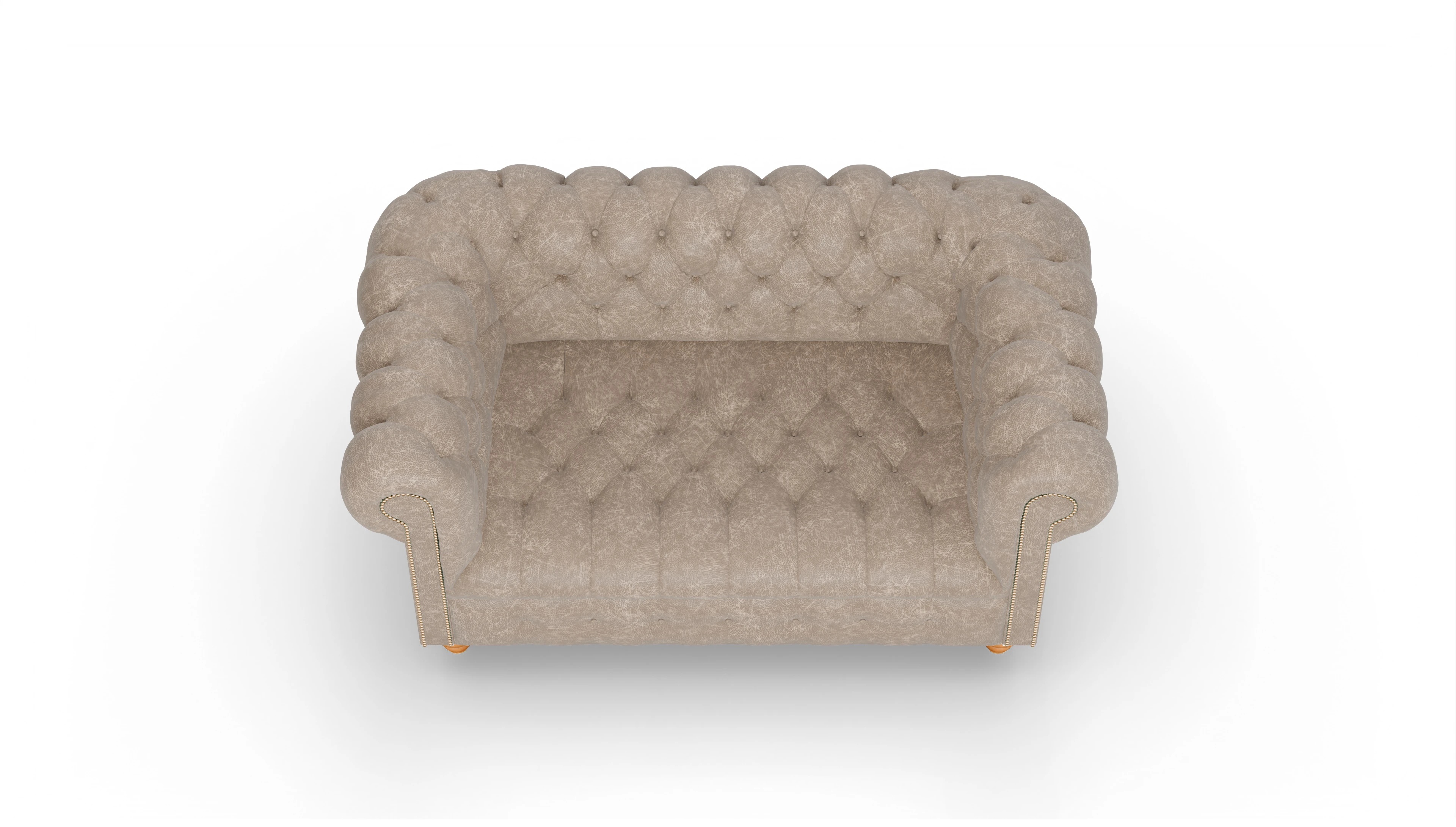Ansicht des Produktes Liberty 2-Sitzer in Leder beige