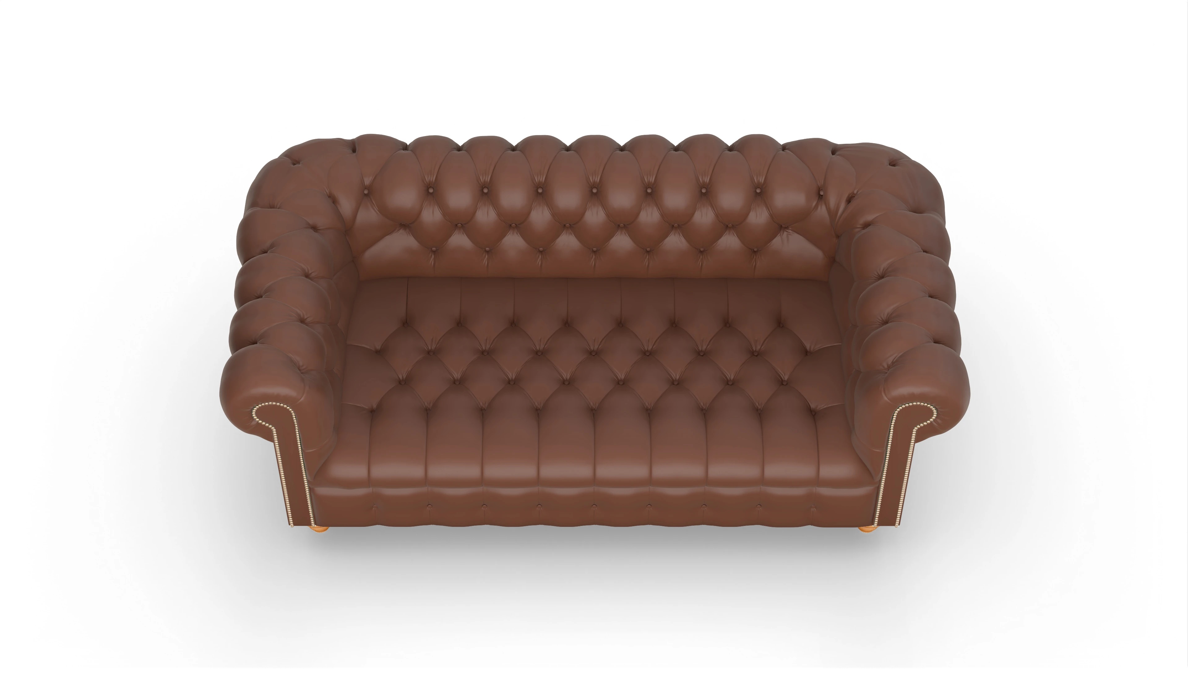 Ansicht des Produktes Liberty 3-Sitzer in Leder braun