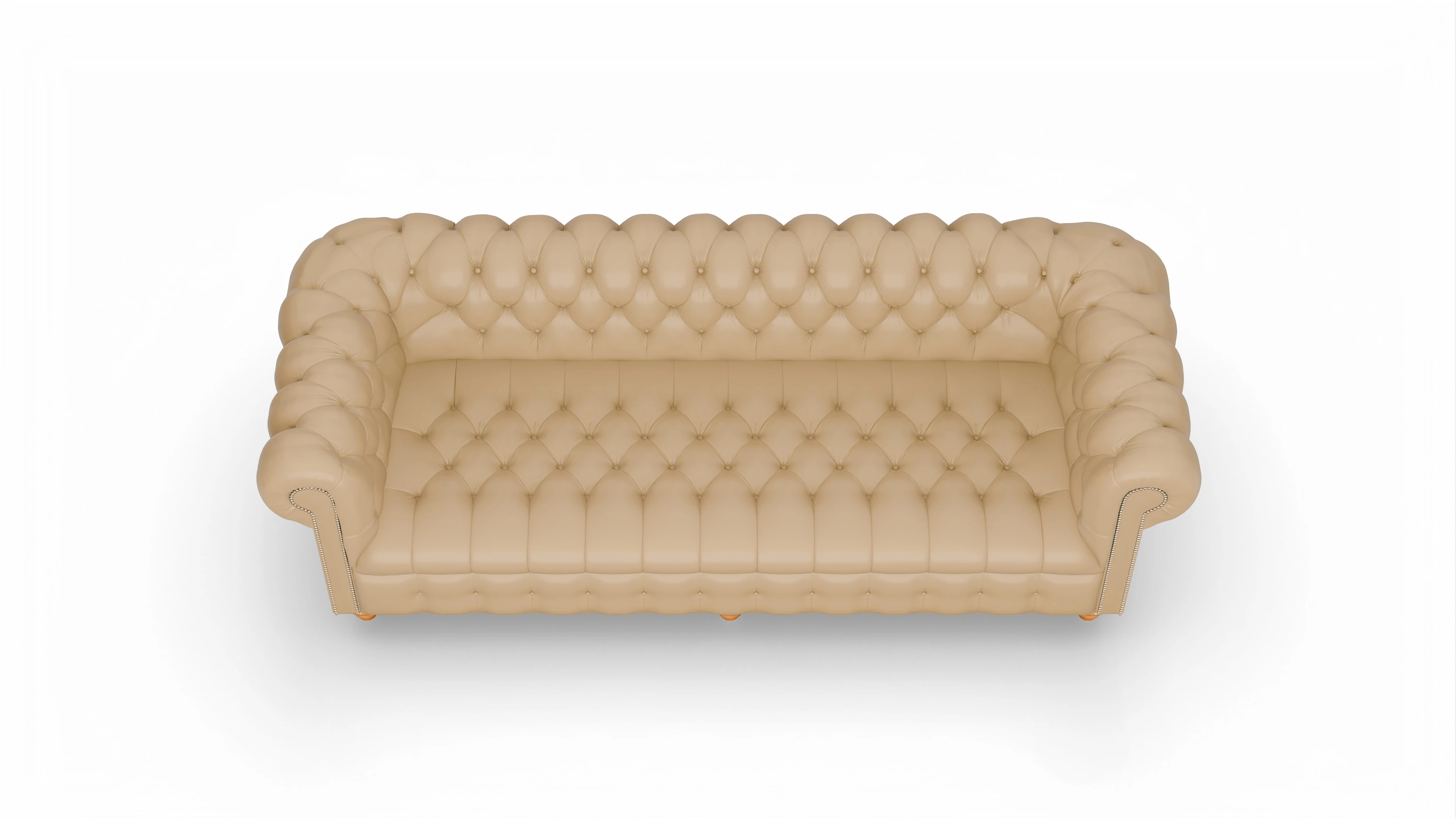 Ansicht des Produktes Liberty 4-Sitzer in Leder beige