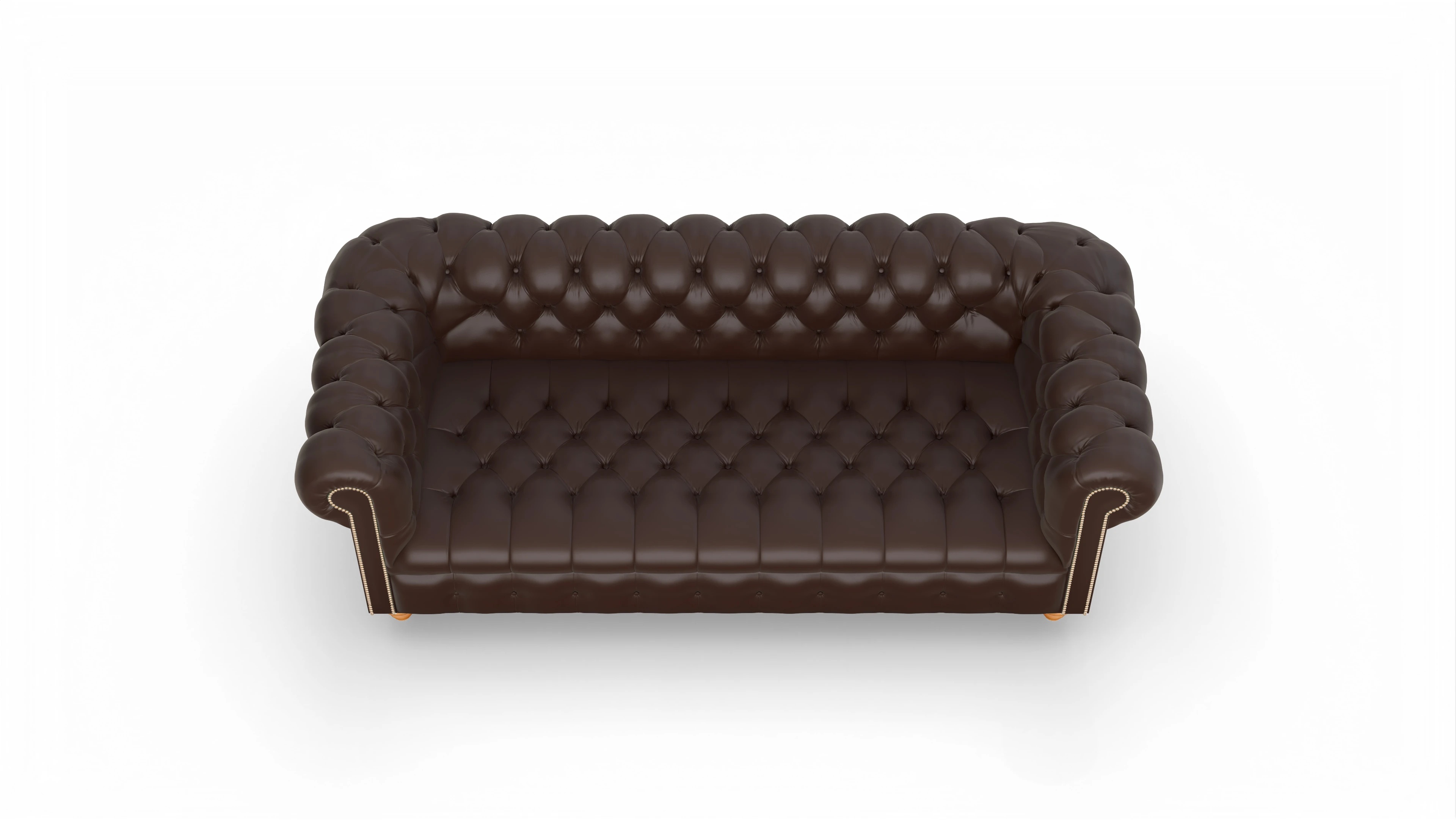 Ansicht des Produktes Liberty 3,5-Sitzer in Leder braun
