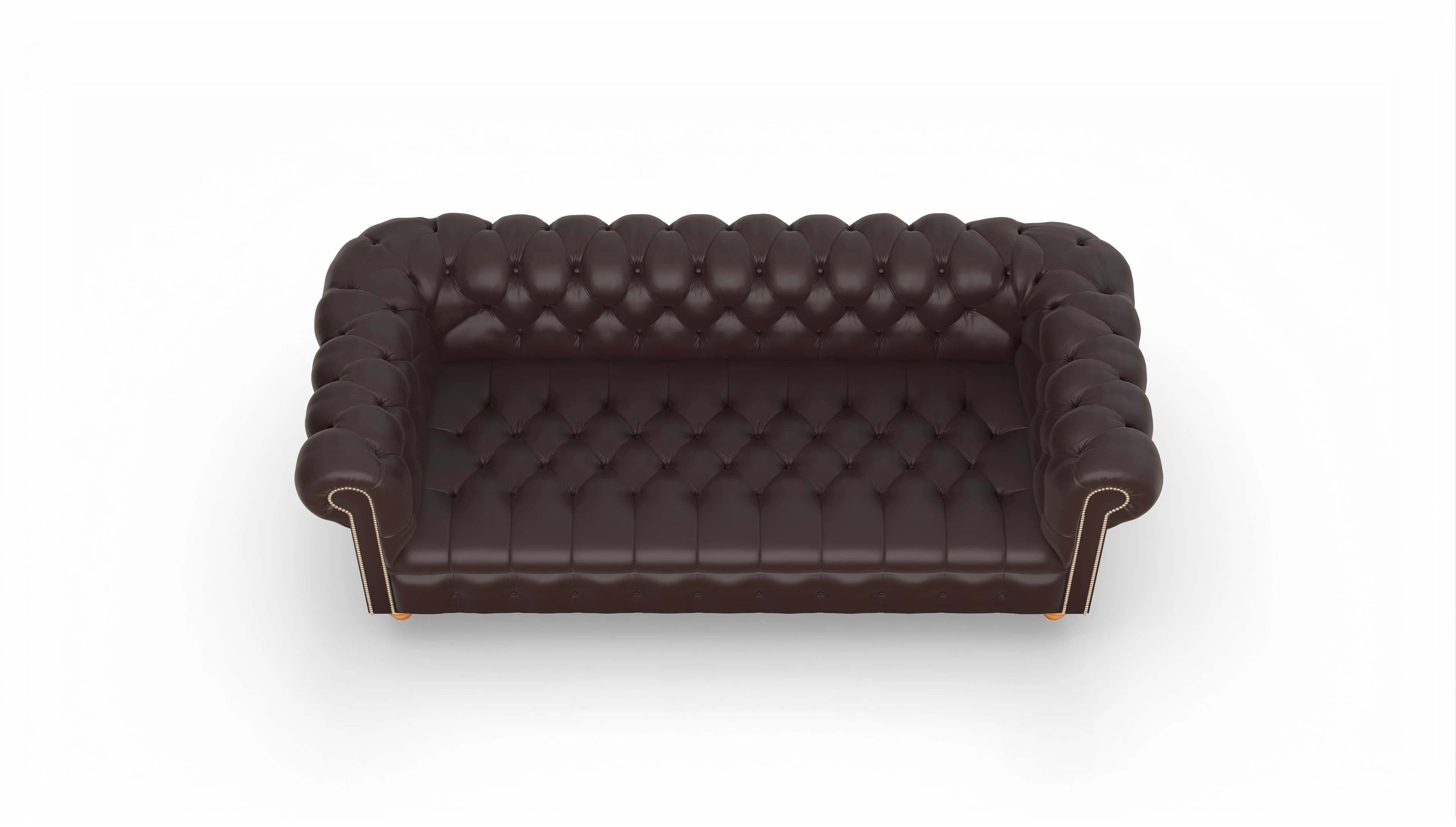 Ansicht des Produktes Liberty 3,5-Sitzer in Leder braun