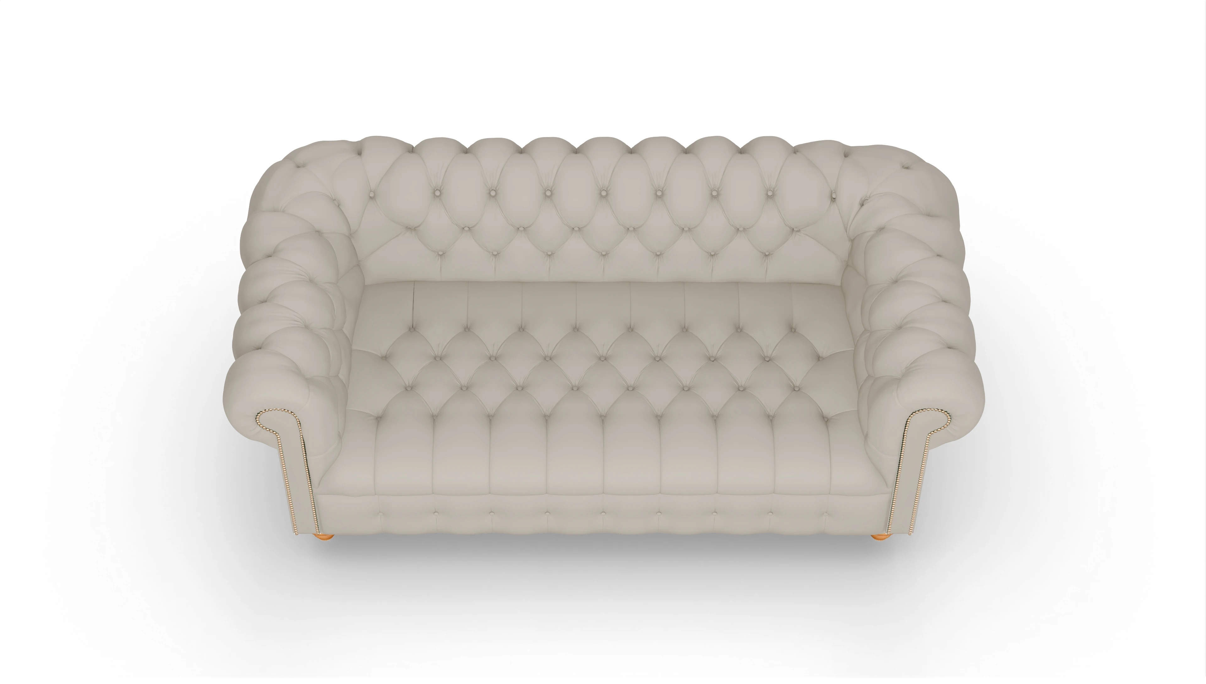 Ansicht des Produktes Liberty 3-Sitzer in Leder weiß