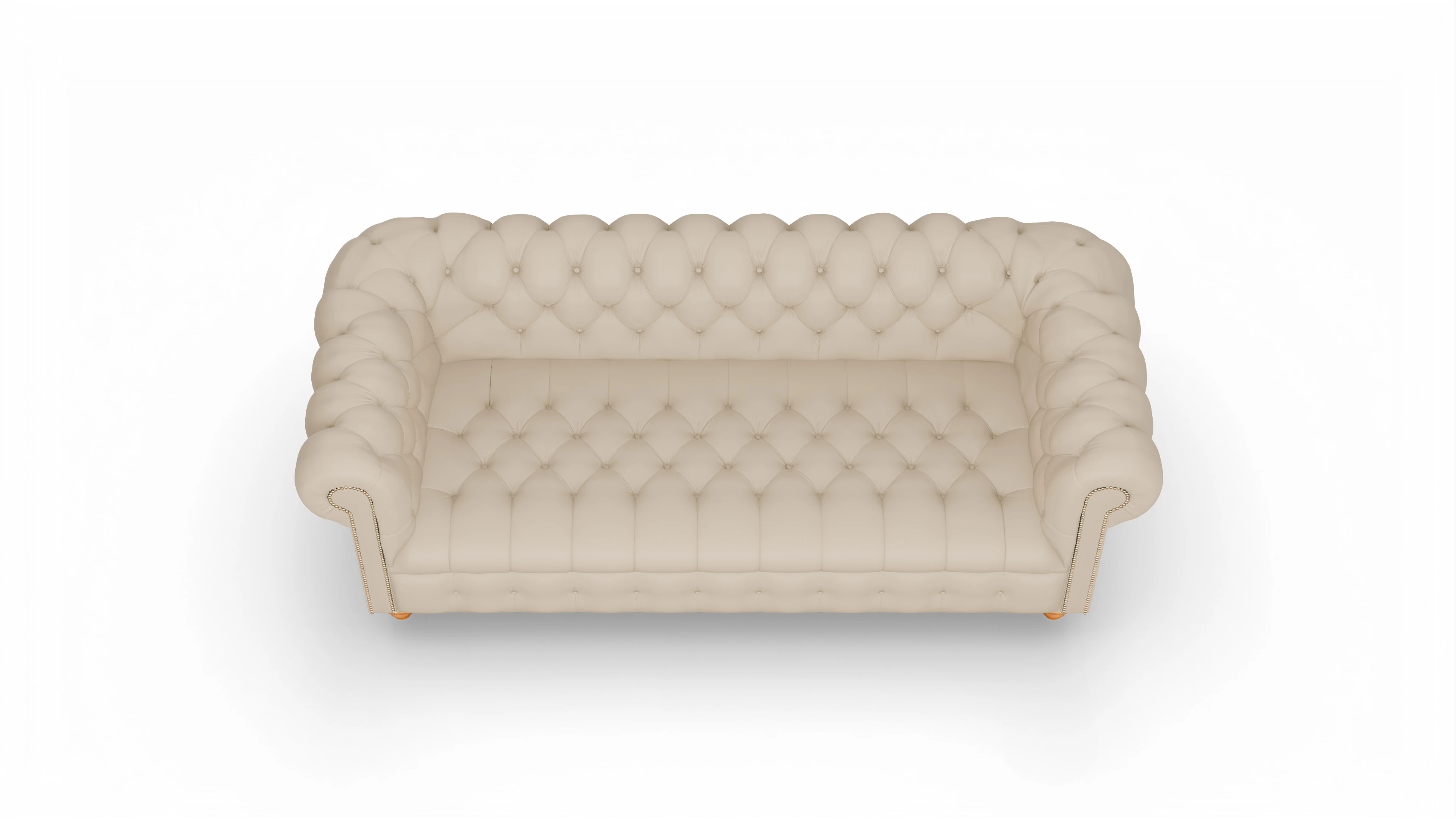 Ansicht des Produktes Liberty 3,5-Sitzer in Leder beige