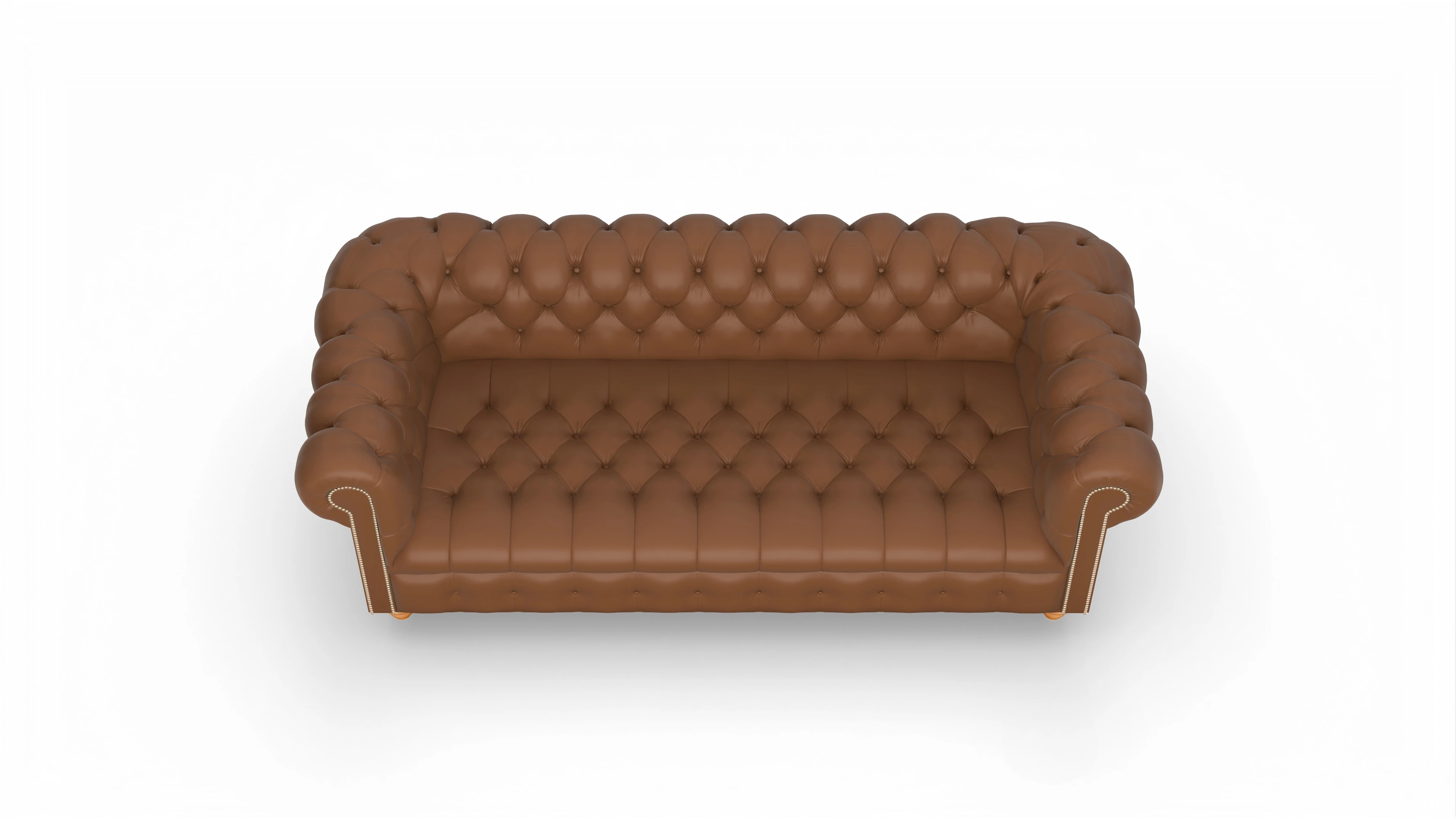 Ansicht des Produktes Liberty 3,5-Sitzer in Leder braun