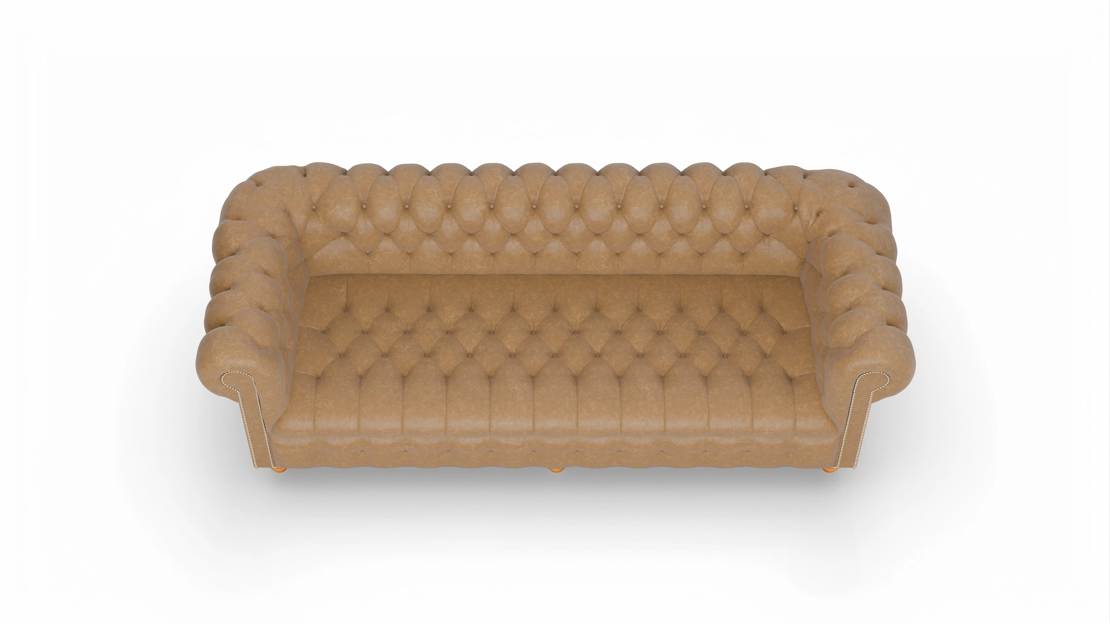 Ansicht des Produktes Liberty 4-Sitzer in Leder beige