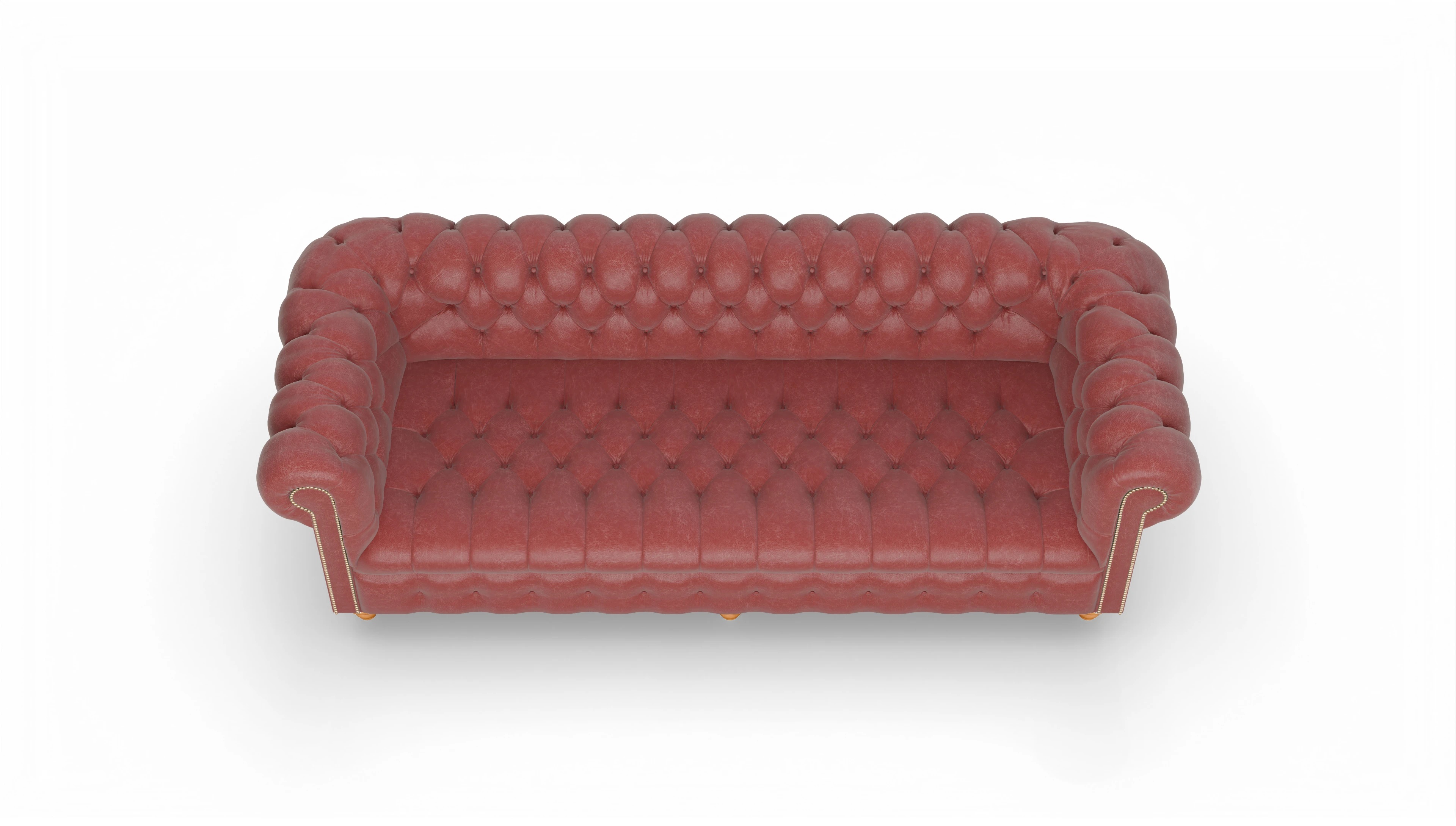 Ansicht des Produktes Liberty 4-Sitzer in Leder rot