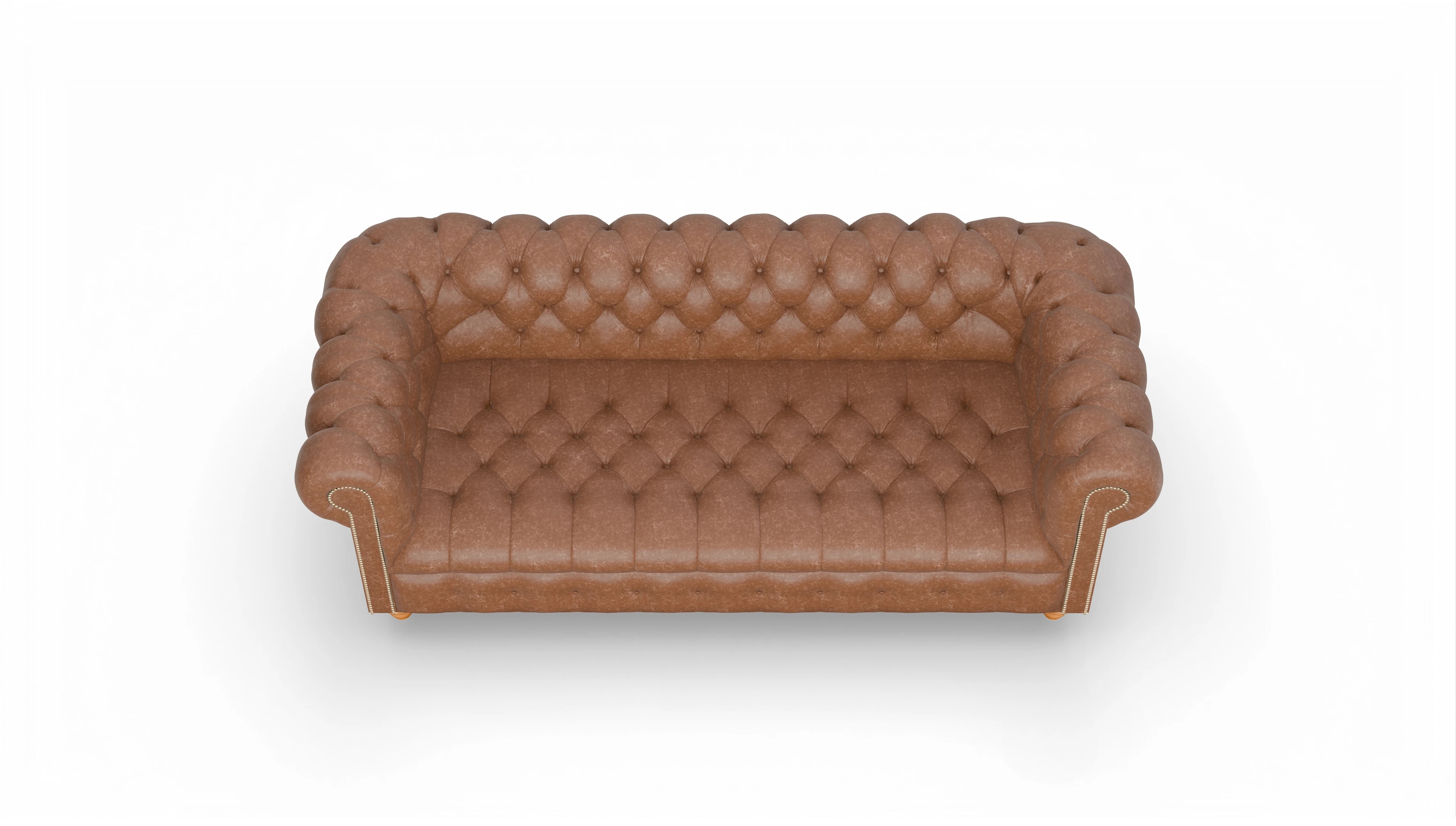 Ansicht des Produktes Liberty 3,5-Sitzer in Leder braun