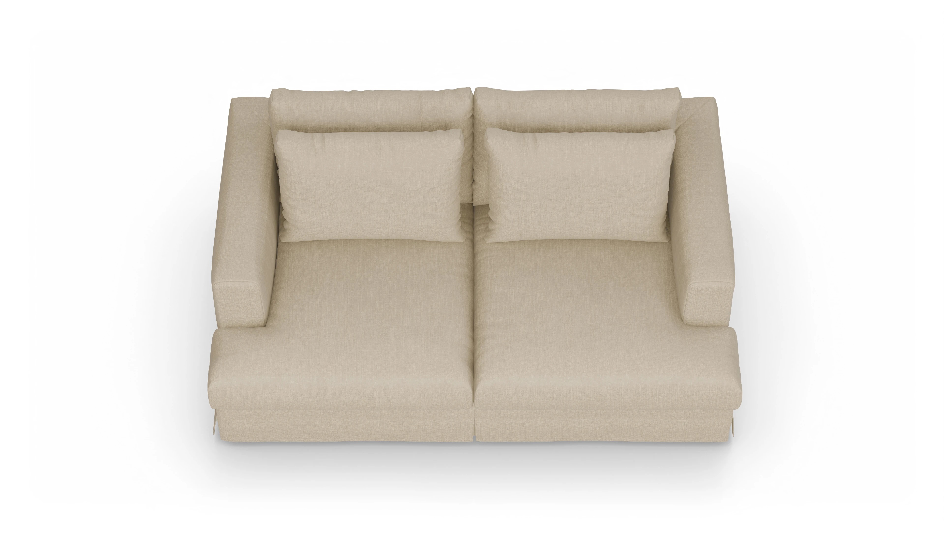 Ansicht des Produktes Pittori 2-Sitzer in Stoff beige
