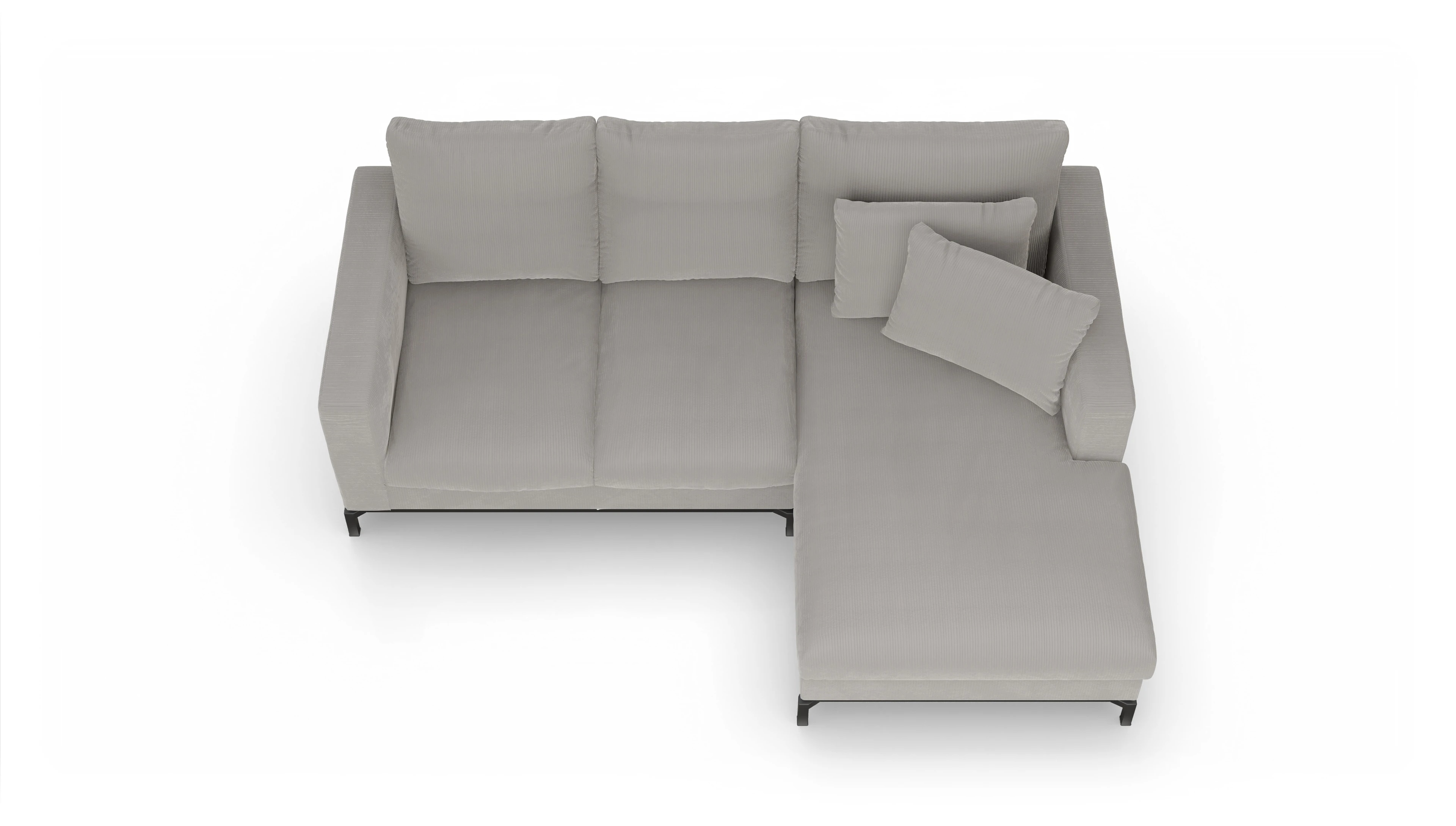 Ansicht des Produktes Fenice Sofa mit Rec rechts in beige