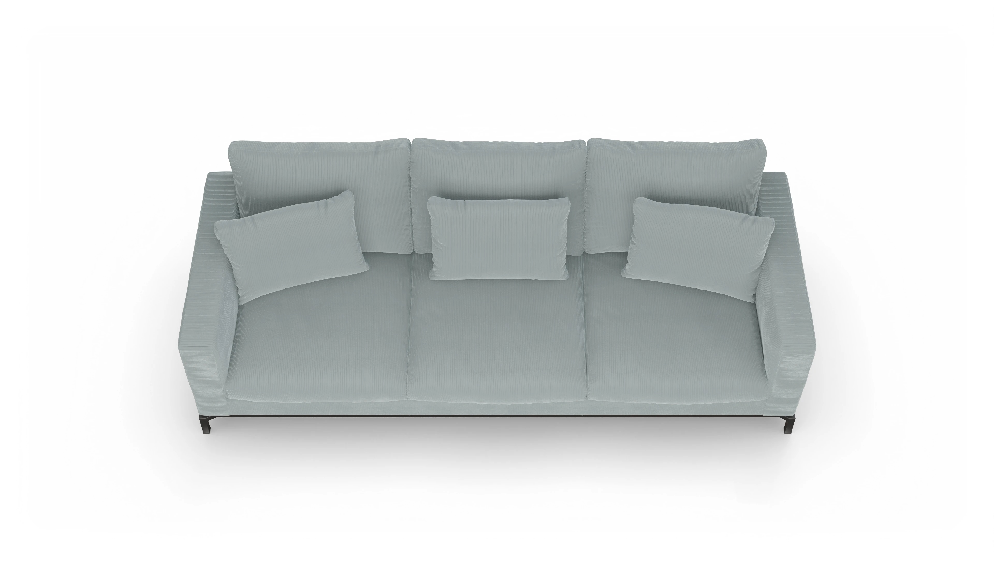 Ansicht des Produktes Fenice 3,5-Sitzer in blau