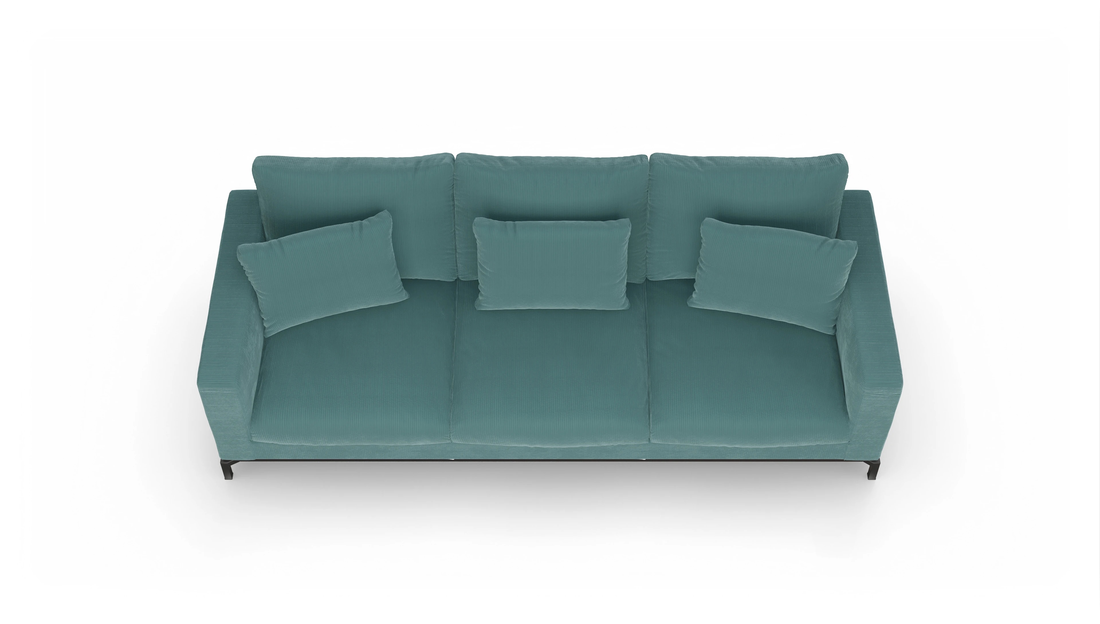 Ansicht des Produktes Fenice 3,5-Sitzer in blau