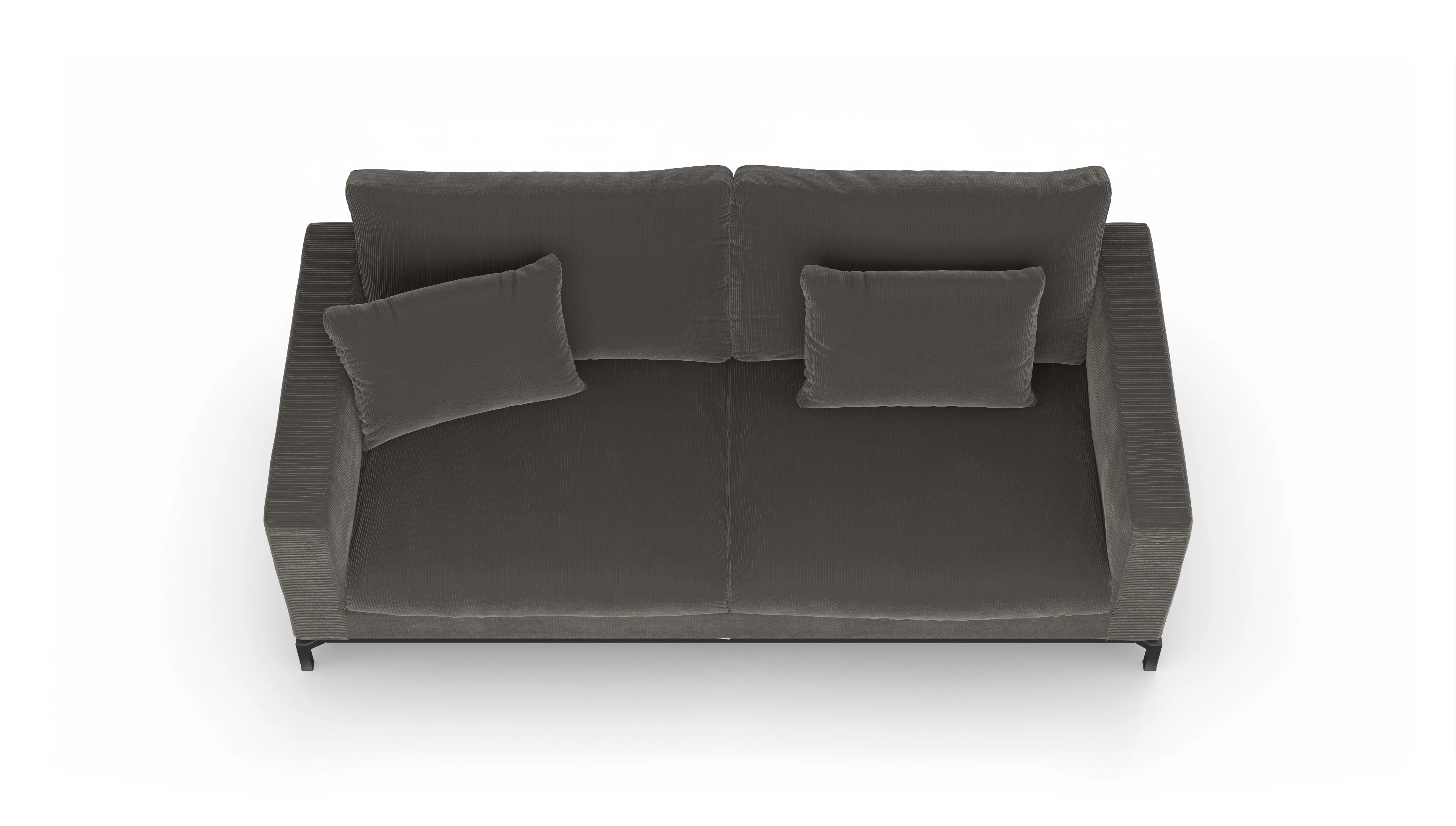 Ansicht des Produktes Fenice 3-Sitzer in schwarz
