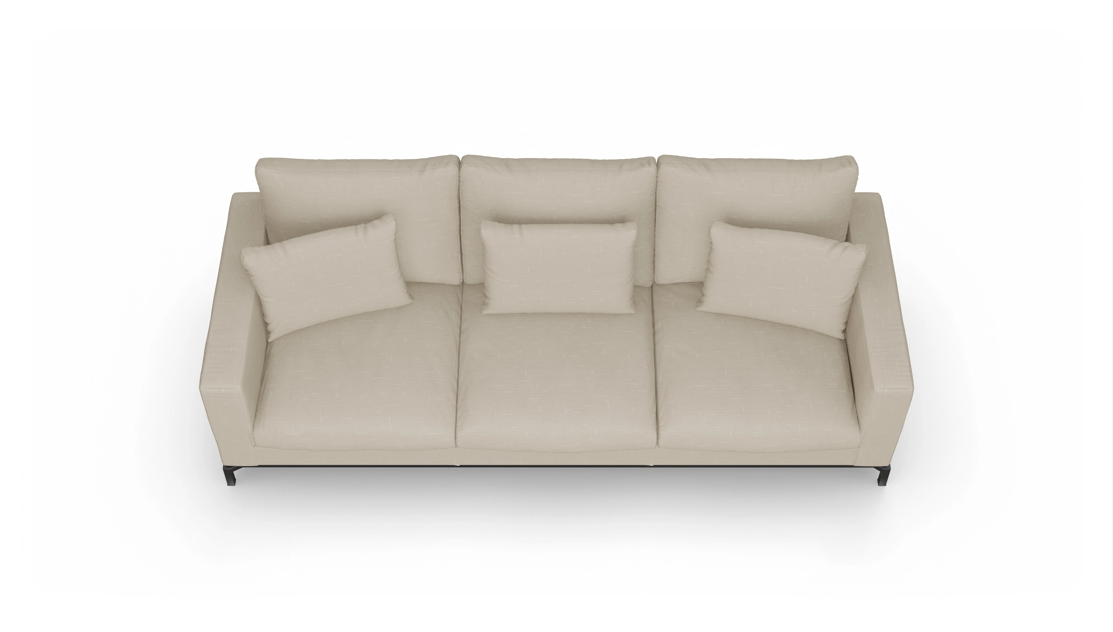 Ansicht des Produktes Fenice 3,5-Sitzer in beige