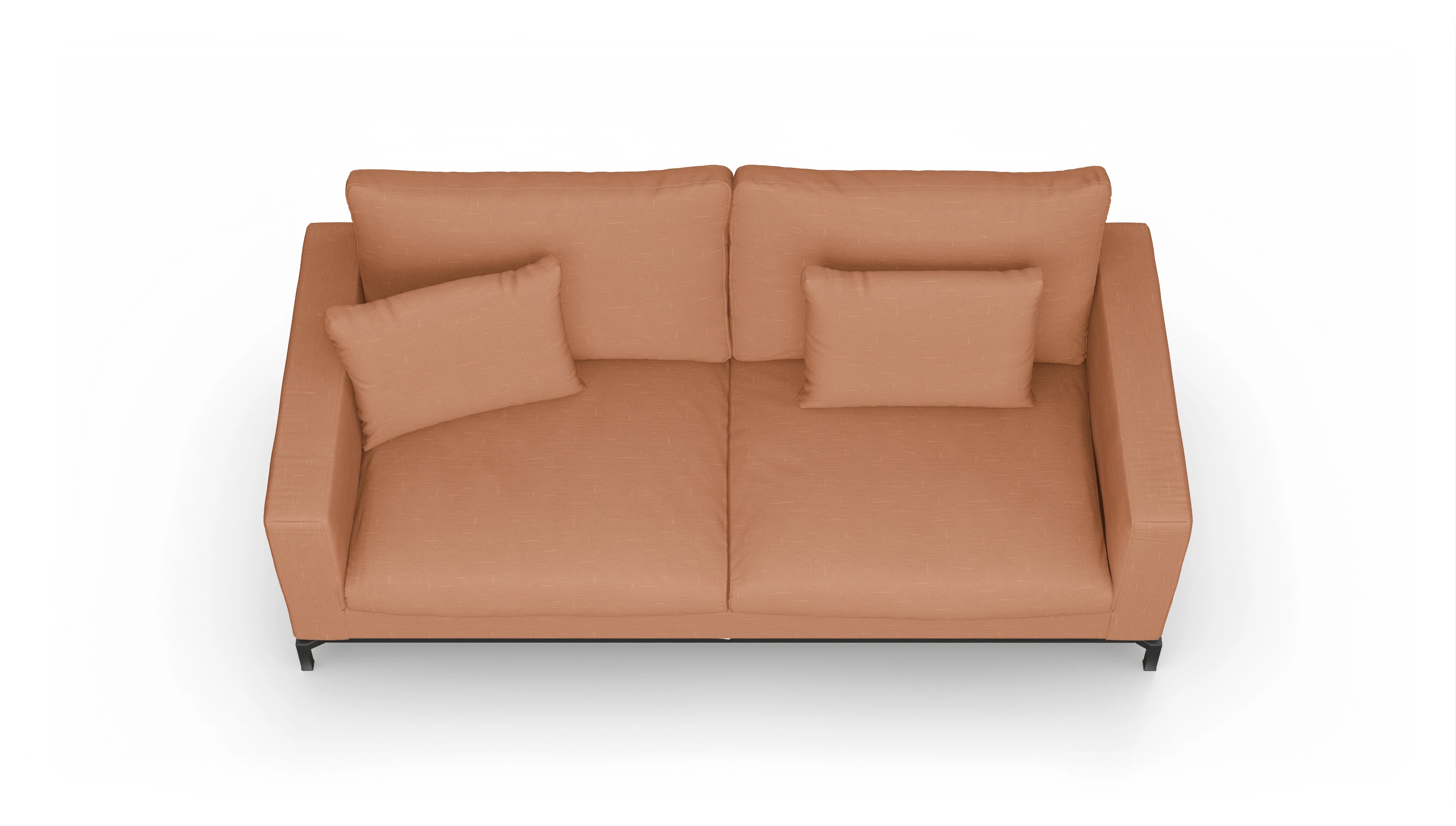 Ansicht des Produktes Fenice 3-Sitzer in orange