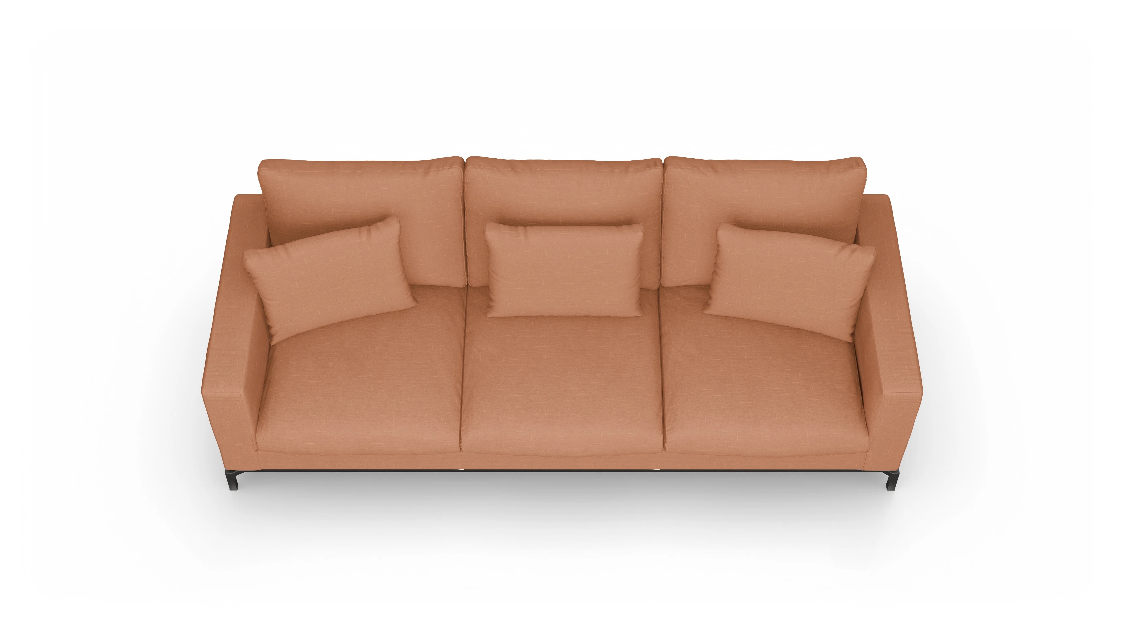 Ansicht des Produktes Fenice 3,5-Sitzer in orange