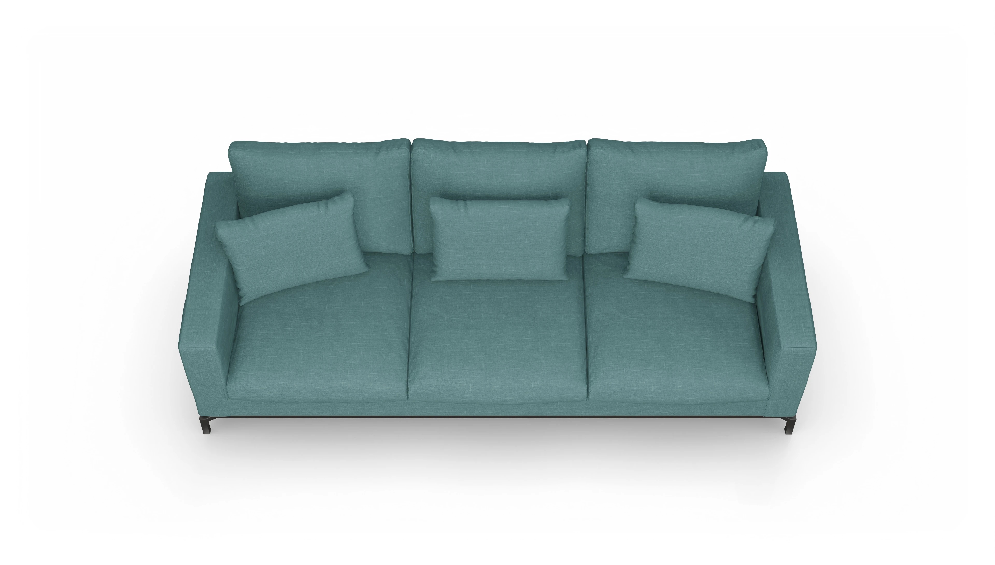 Ansicht des Produktes Fenice 3,5-Sitzer in grün