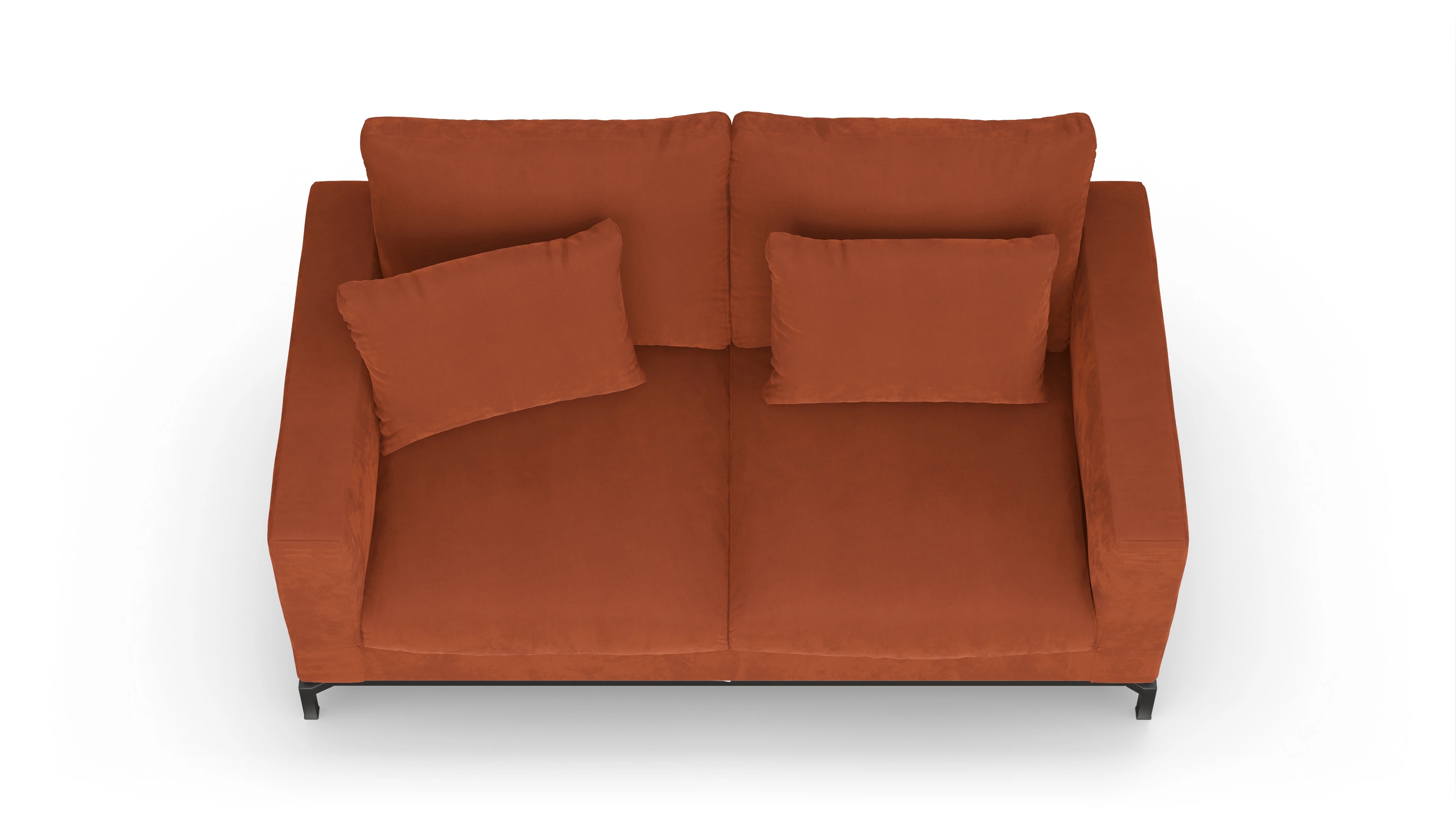 Ansicht des Produktes Fenice 2,5-Sitzer in orange