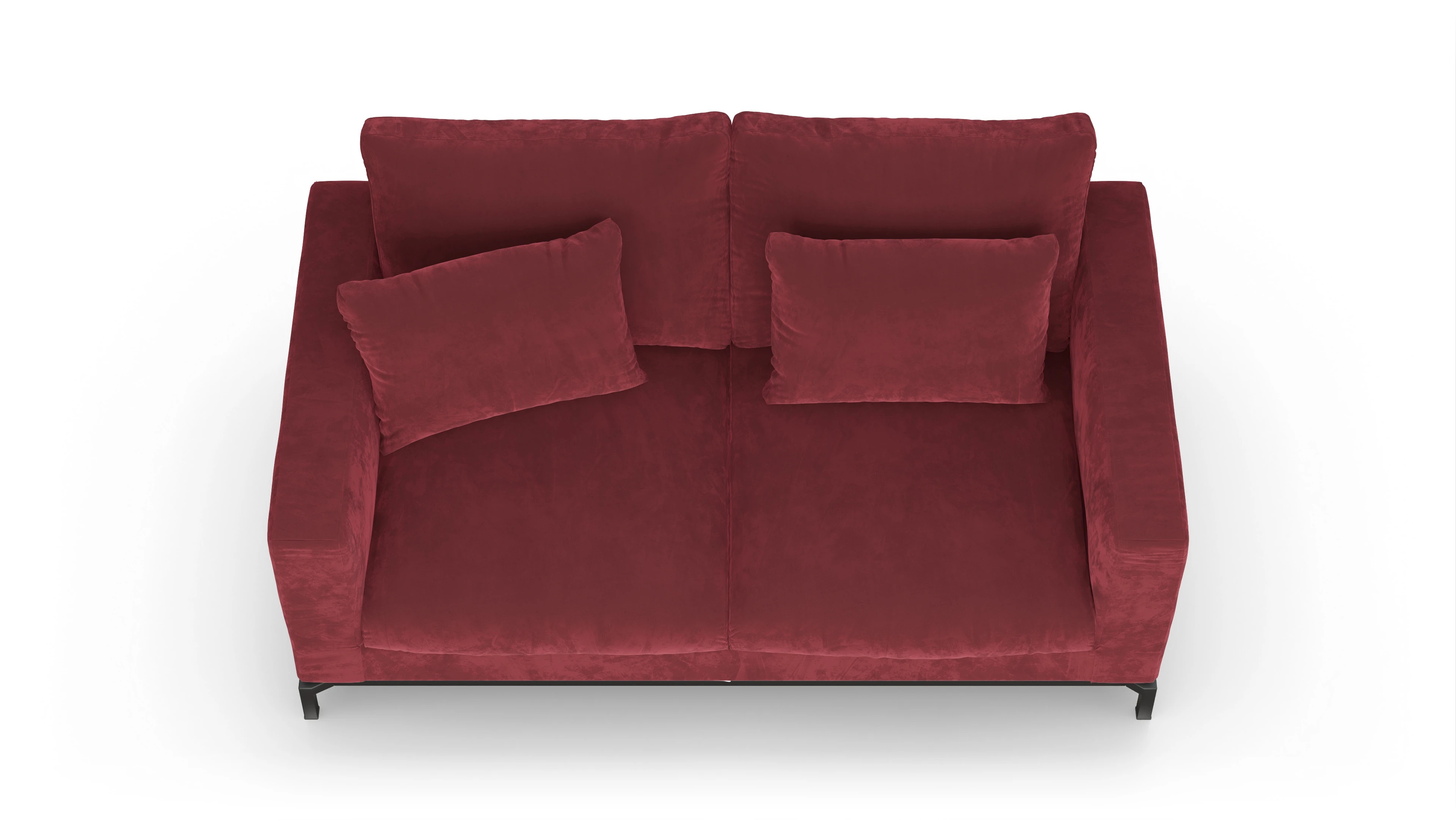 Ansicht des Produktes Fenice 2,5-Sitzer in rot