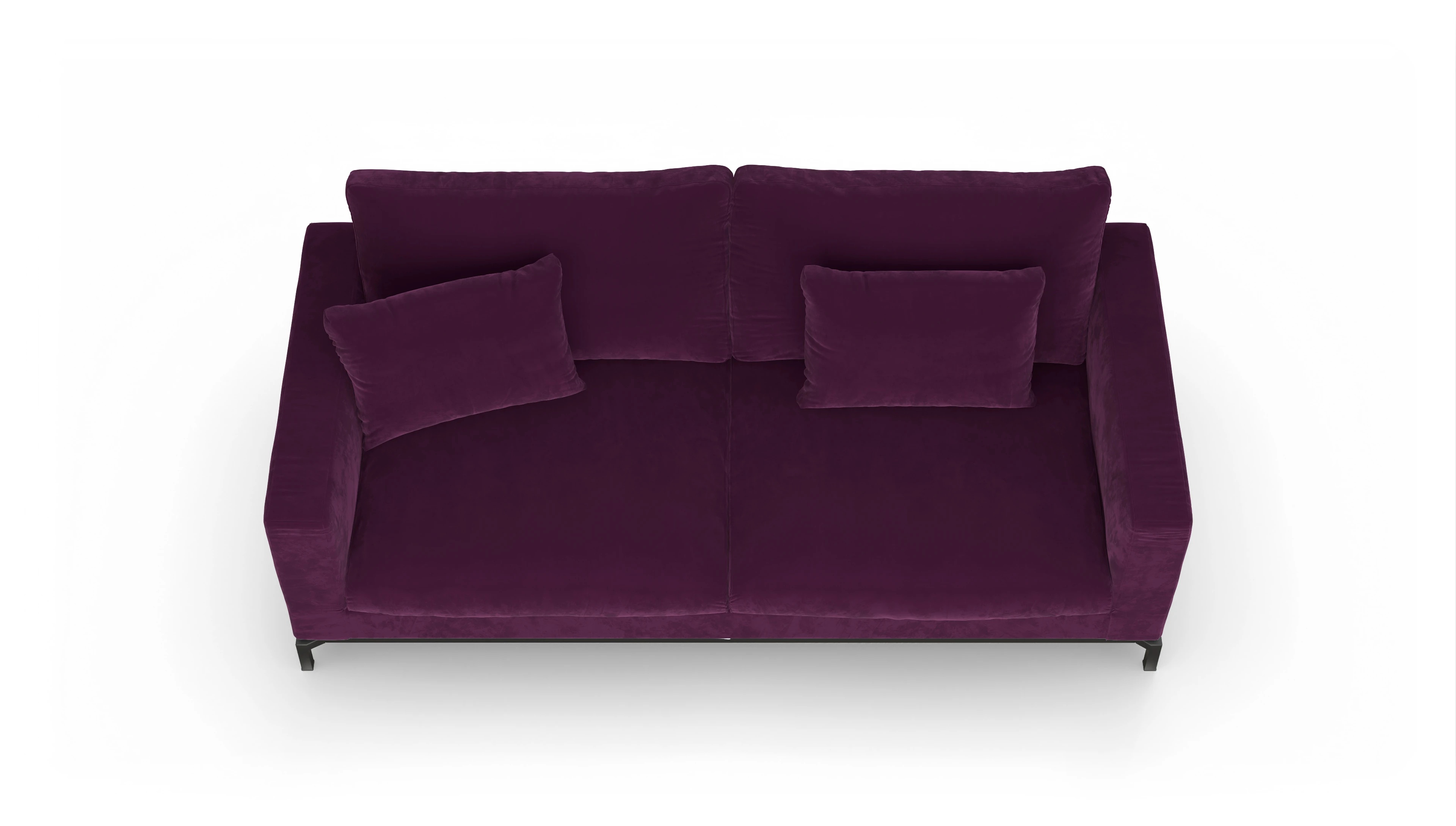 Ansicht des Produktes Fenice 3-Sitzer in rot